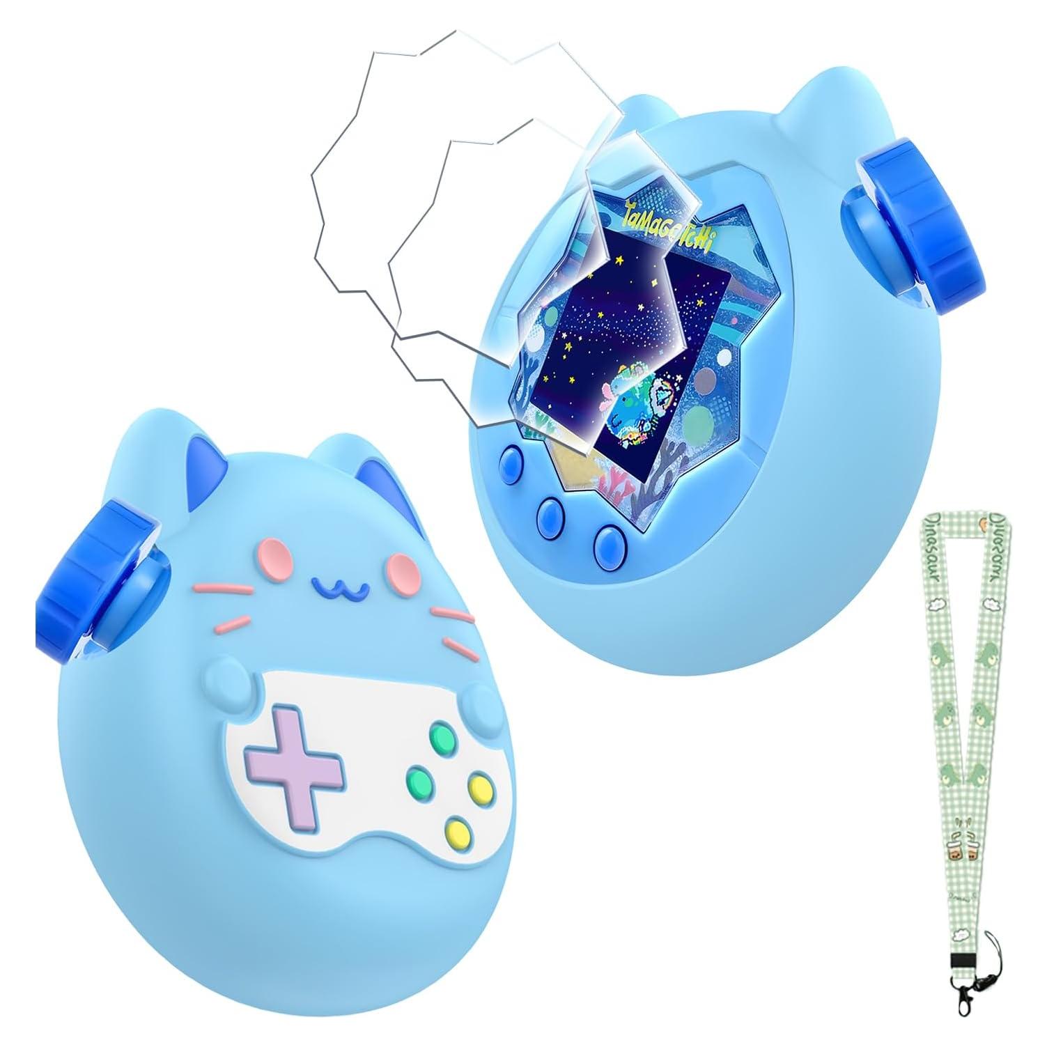 Funda de Silicona para Tamagotchi Paradise HUKWIMO con Lanyard