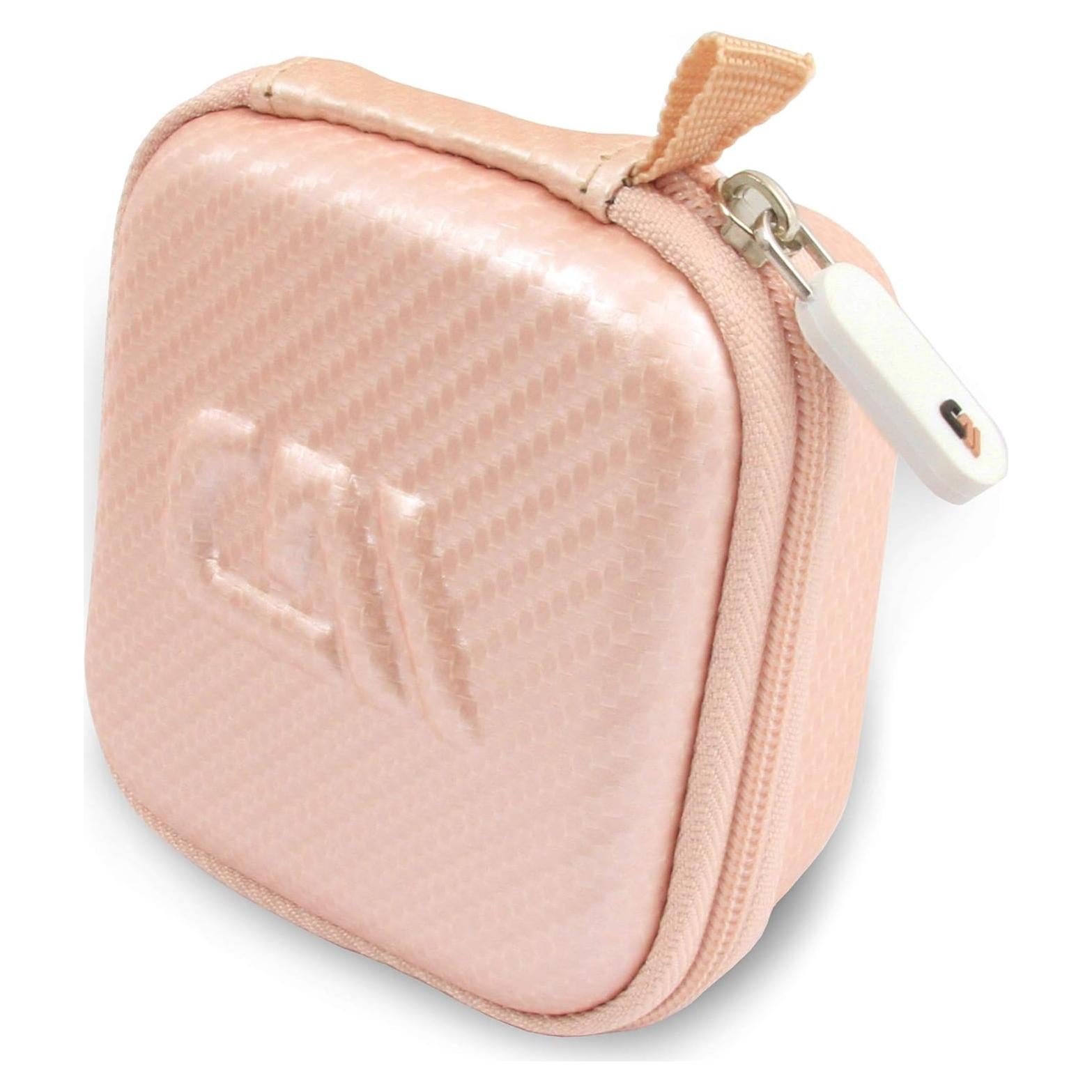 Funda de Transporte Rosa Oro CASEMATIX para Tamagotchi On