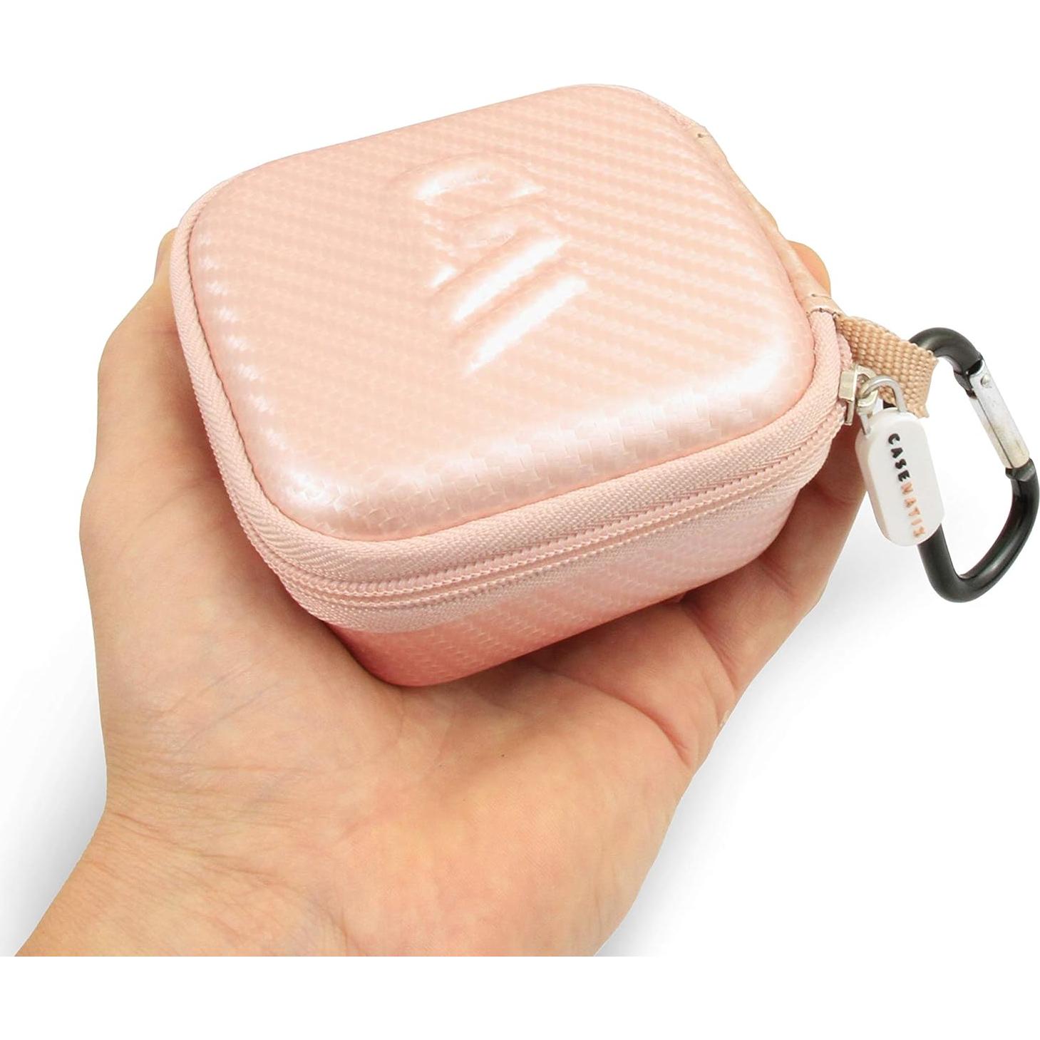 Funda de Transporte Rosa Oro CASEMATIX para Tamagotchi On