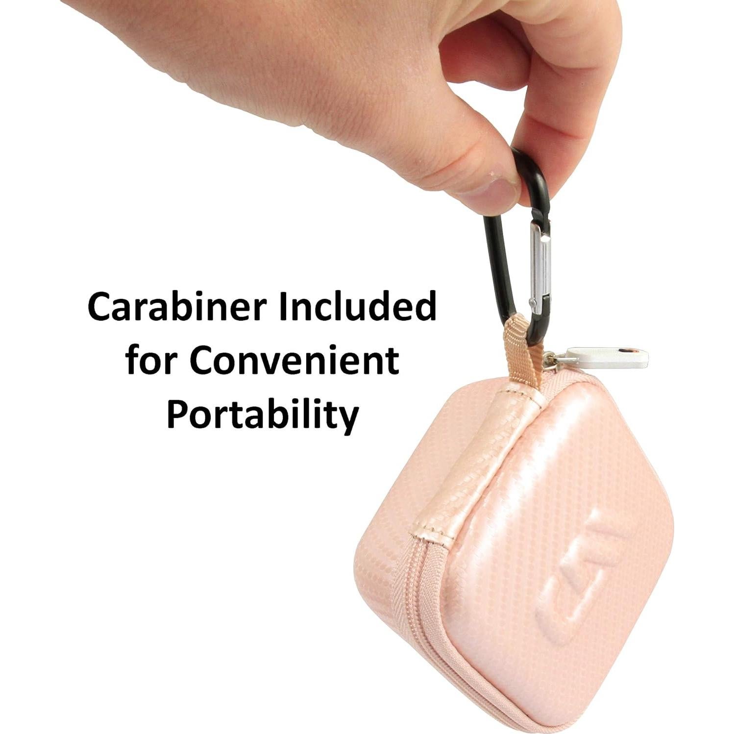 Funda de Transporte Rosa Oro CASEMATIX para Tamagotchi On