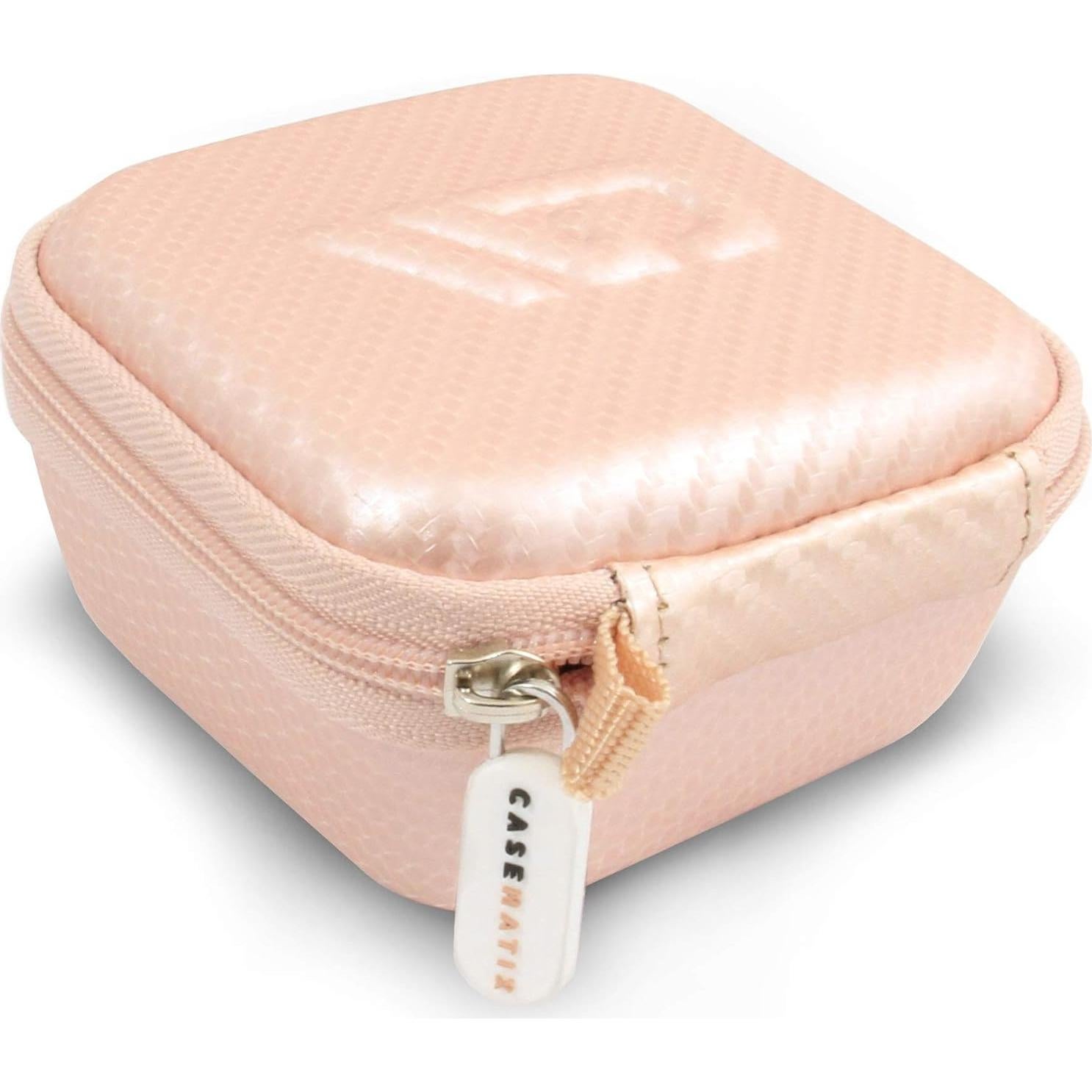 Funda de Transporte Rosa Oro CASEMATIX para Tamagotchi On