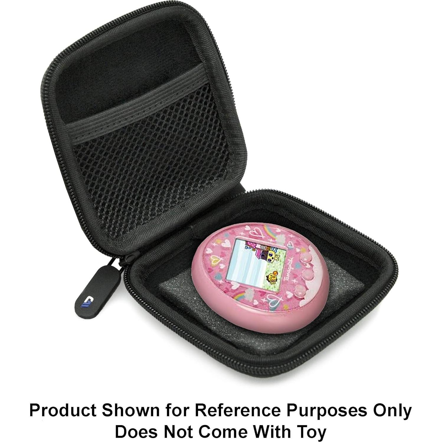 Funda de Viaje Rosa CASEMATIX para Tamagotchi On - Compacta y Protectora
