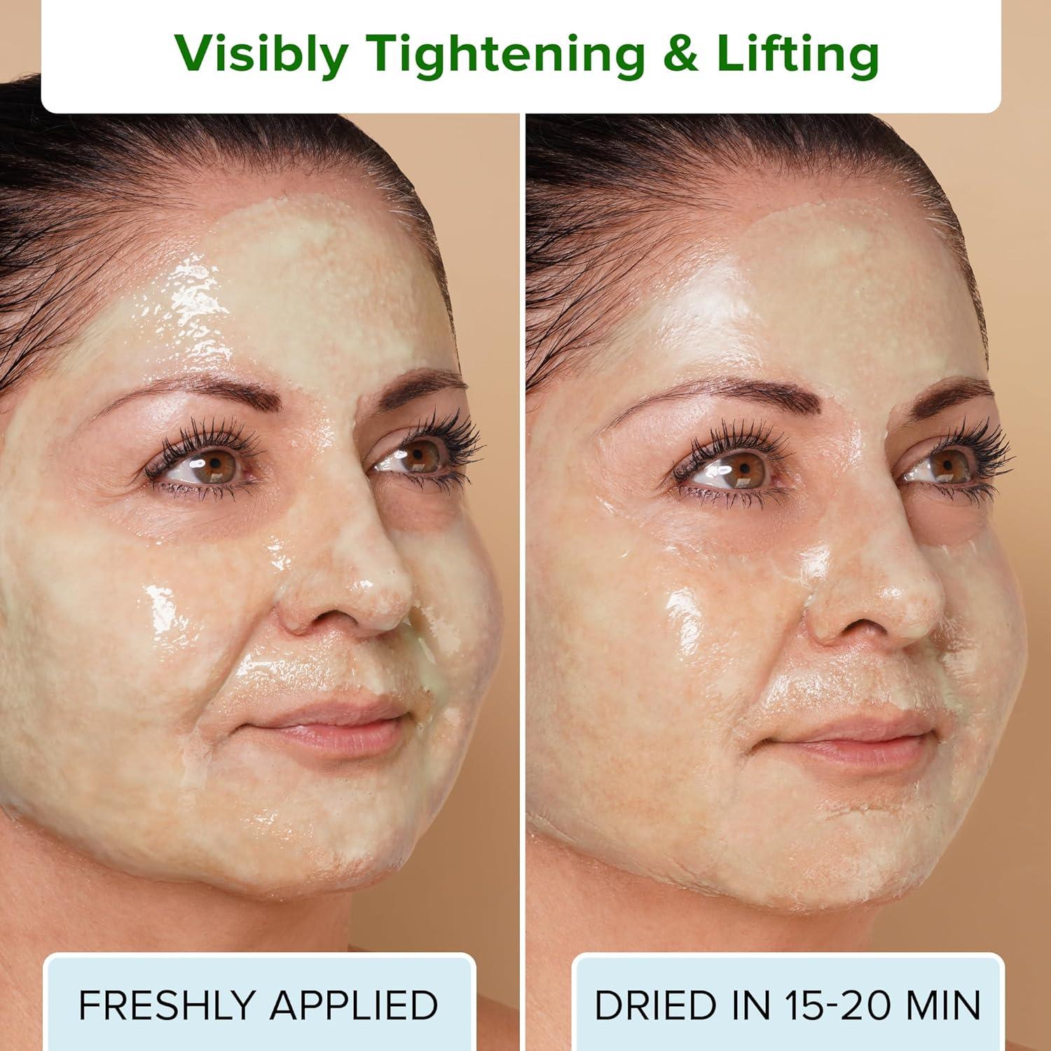 Conjunto de Mascarillas Faciales Ebanel - Colágeno y Niacinamida, 8 Paquetes