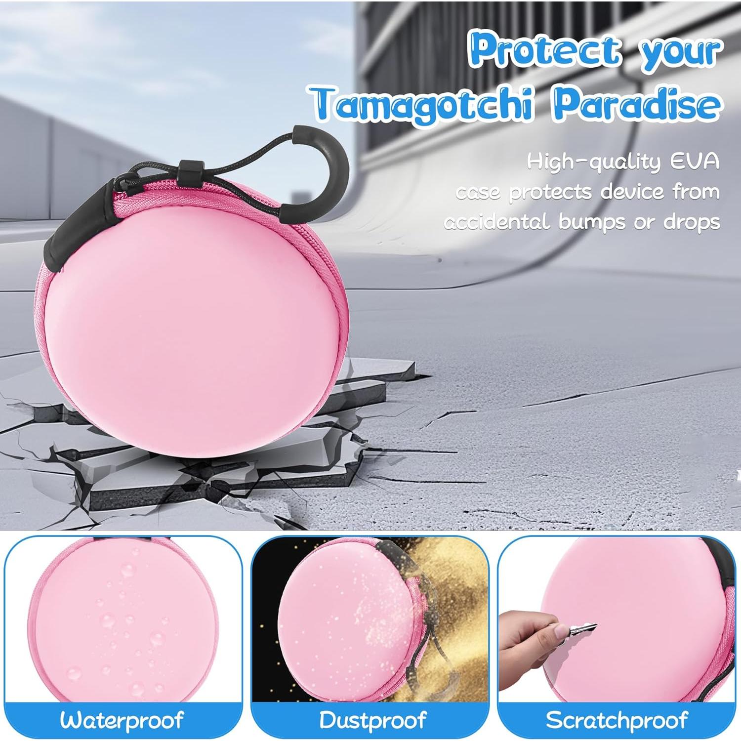 Funda EVA FIOPAZ para Tamagotchi Paradise y NANO-MALS Rosa