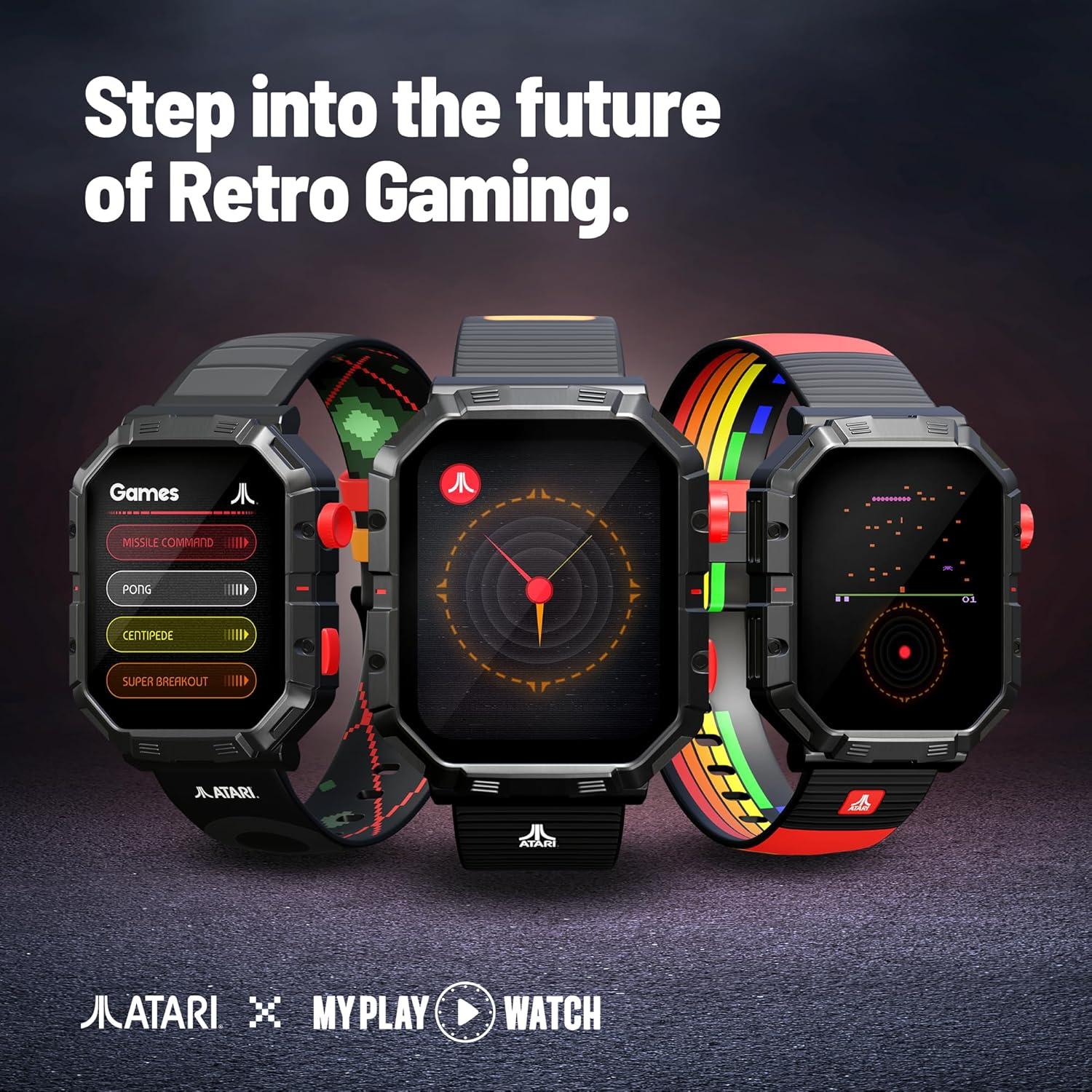 Reloj Inteligente Retro Atari 2600 - My Play Watch, Juegos Icónicos