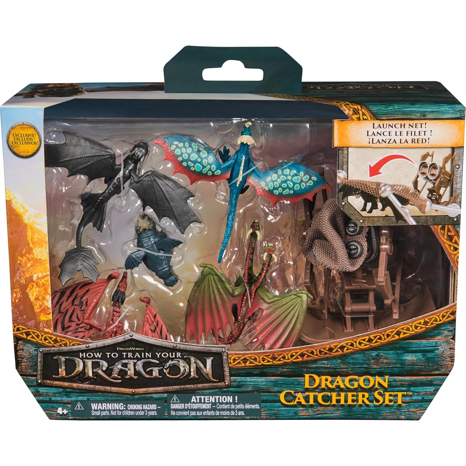 Set de Captura de Dragones Dreamworks 5 Piezas con Lanzador