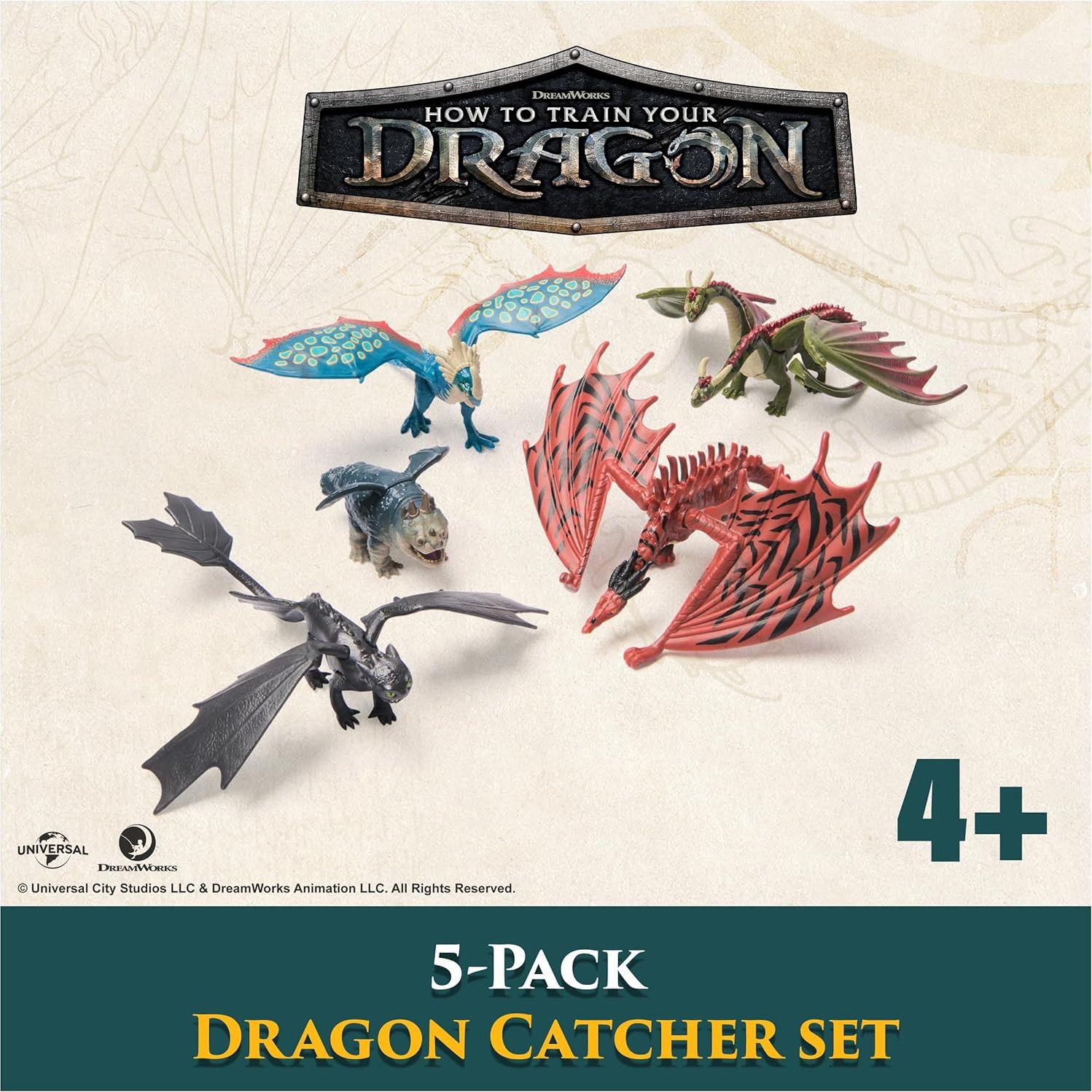 Set de Captura de Dragones Dreamworks 5 Piezas con Lanzador