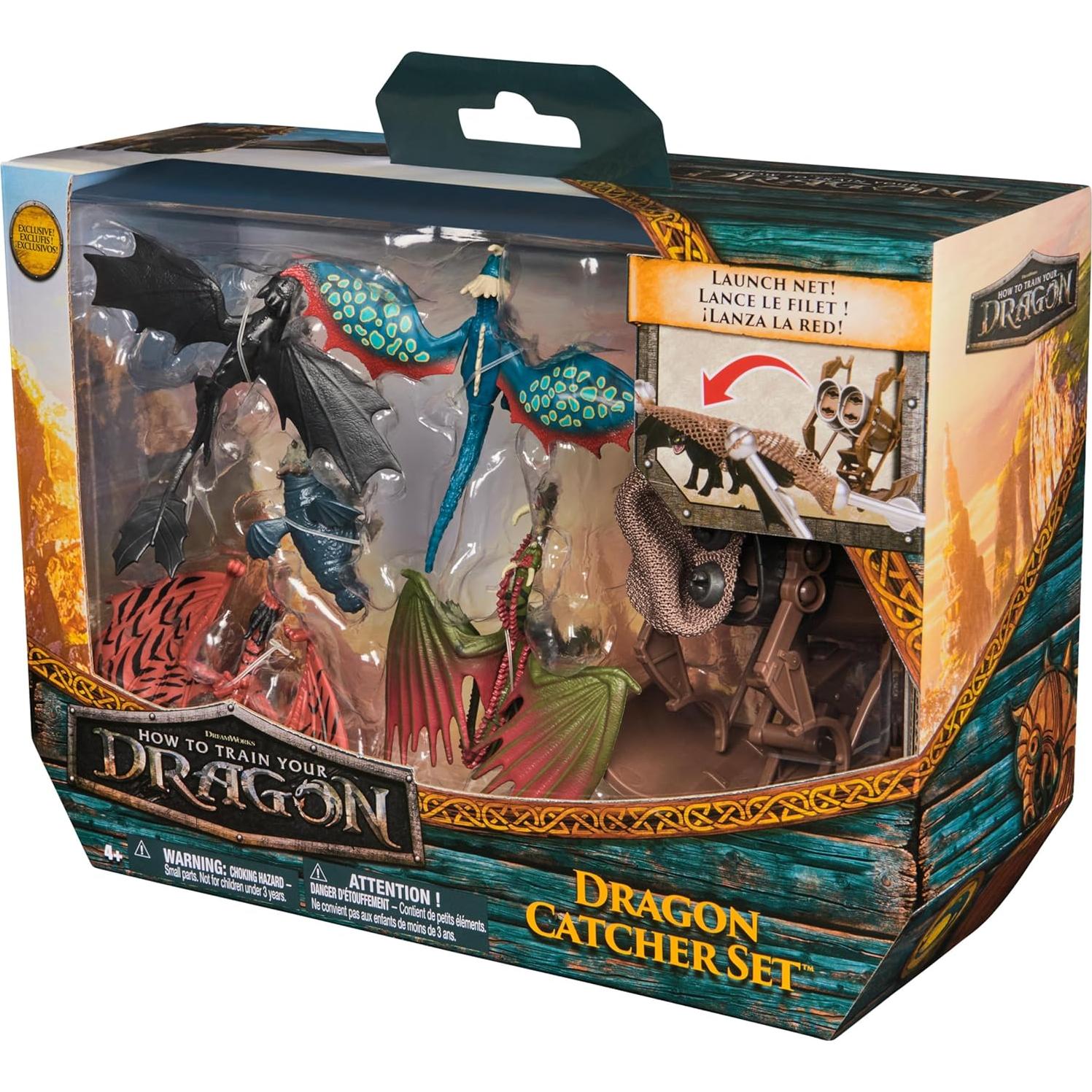 Set de Captura de Dragones Dreamworks 5 Piezas con Lanzador