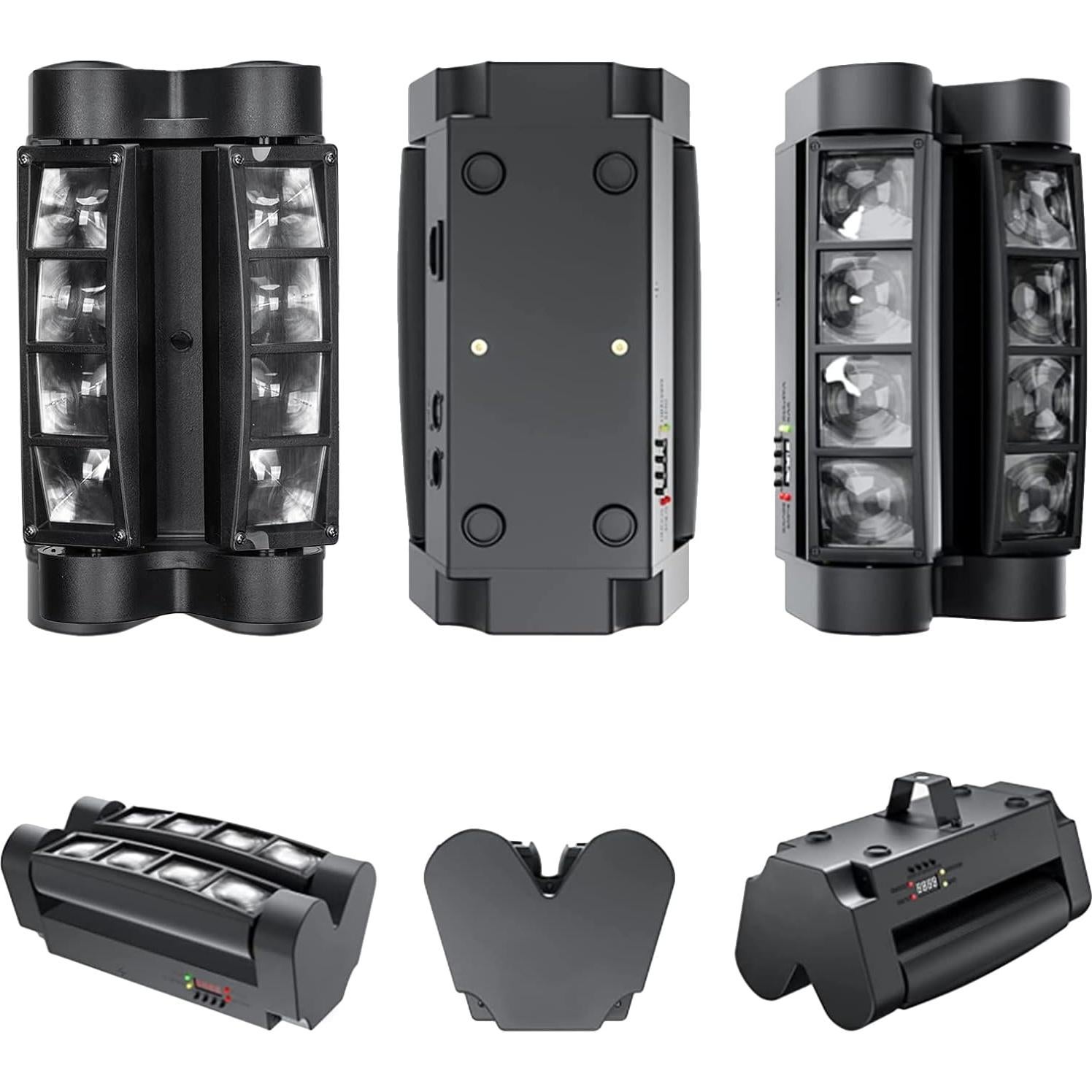 Luces de Cabeza Móvil LUNSY 8x10W RGBW para Fiesta