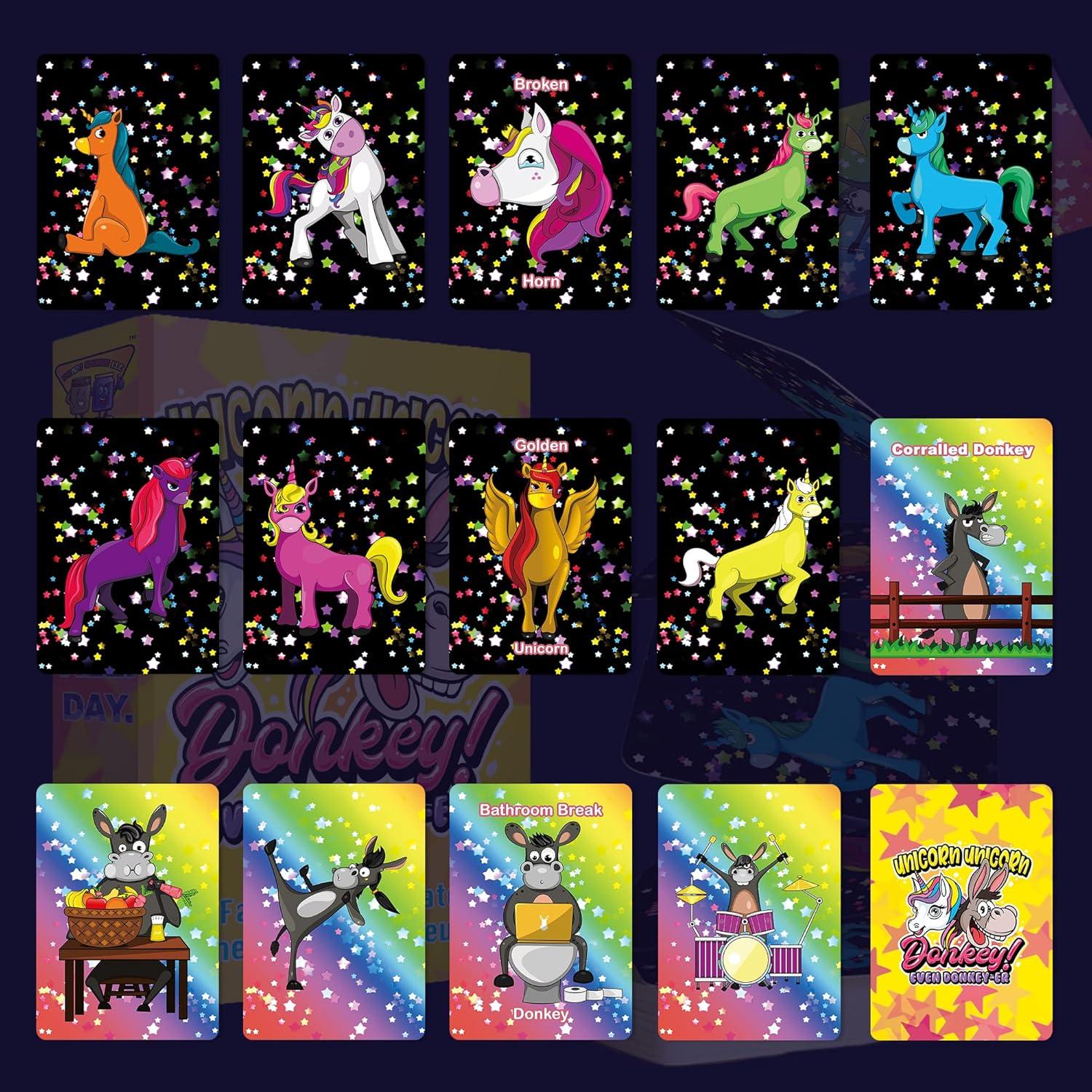 Juego de Cartas Unicornio Unicornio Burro PBN'J - 2022 Juego del Año