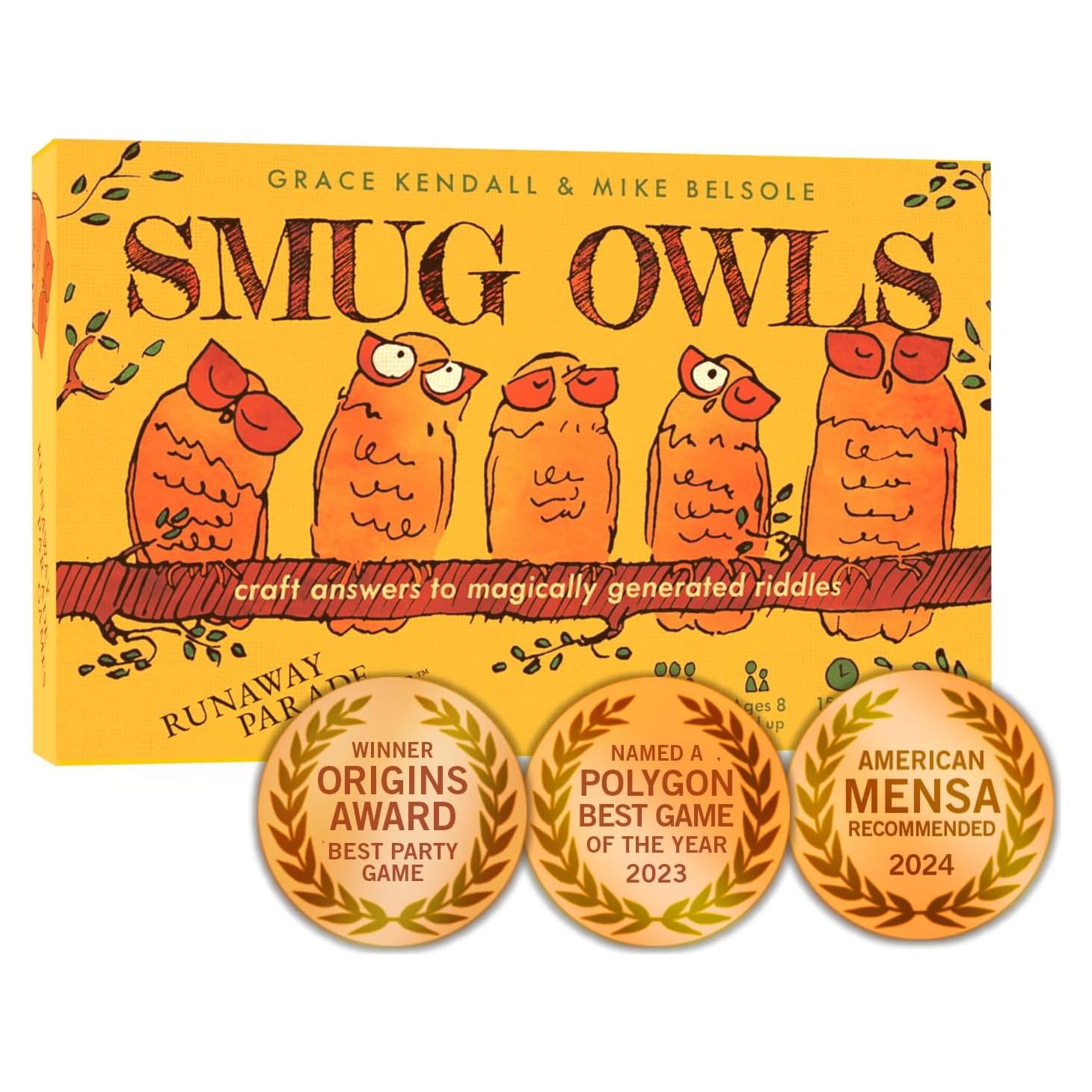 Juego de Cartas Búhos Satisfechos Runaway Parade - 3-15 Jugadores