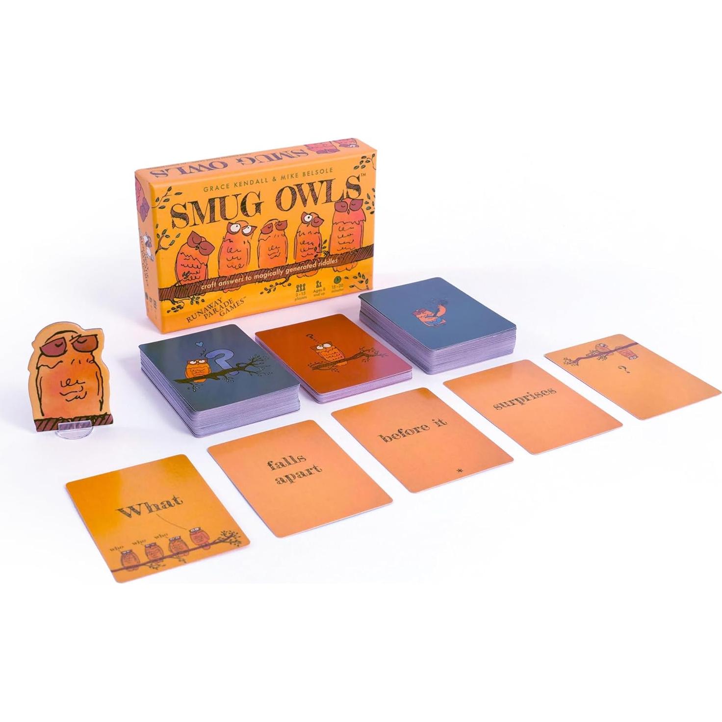 Juego de Cartas Búhos Satisfechos Runaway Parade - 3-15 Jugadores