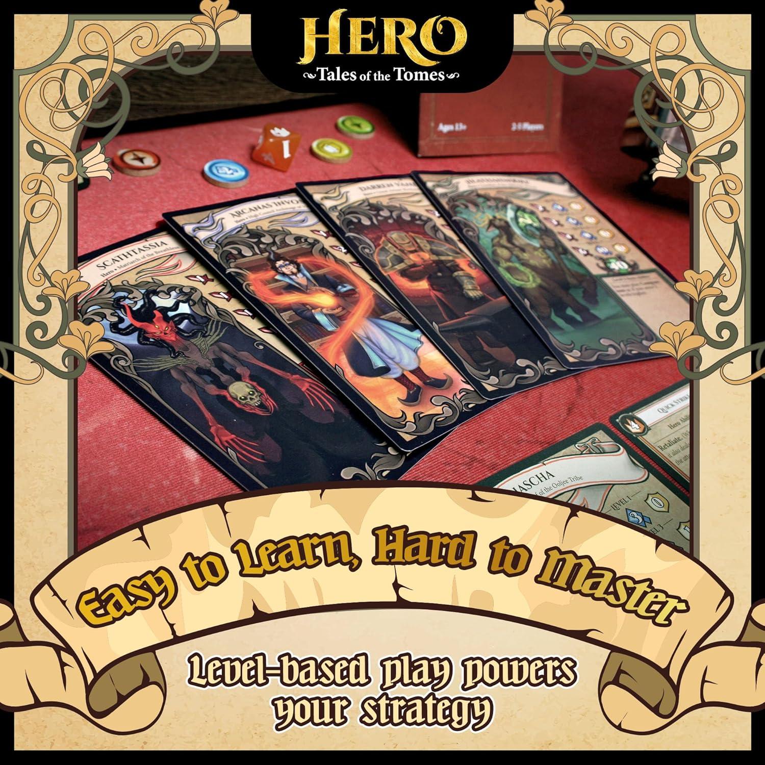 Juego de Cartas de Estrategia Hero Tomekeeper 2ª Edición - 2-5 Jugadores