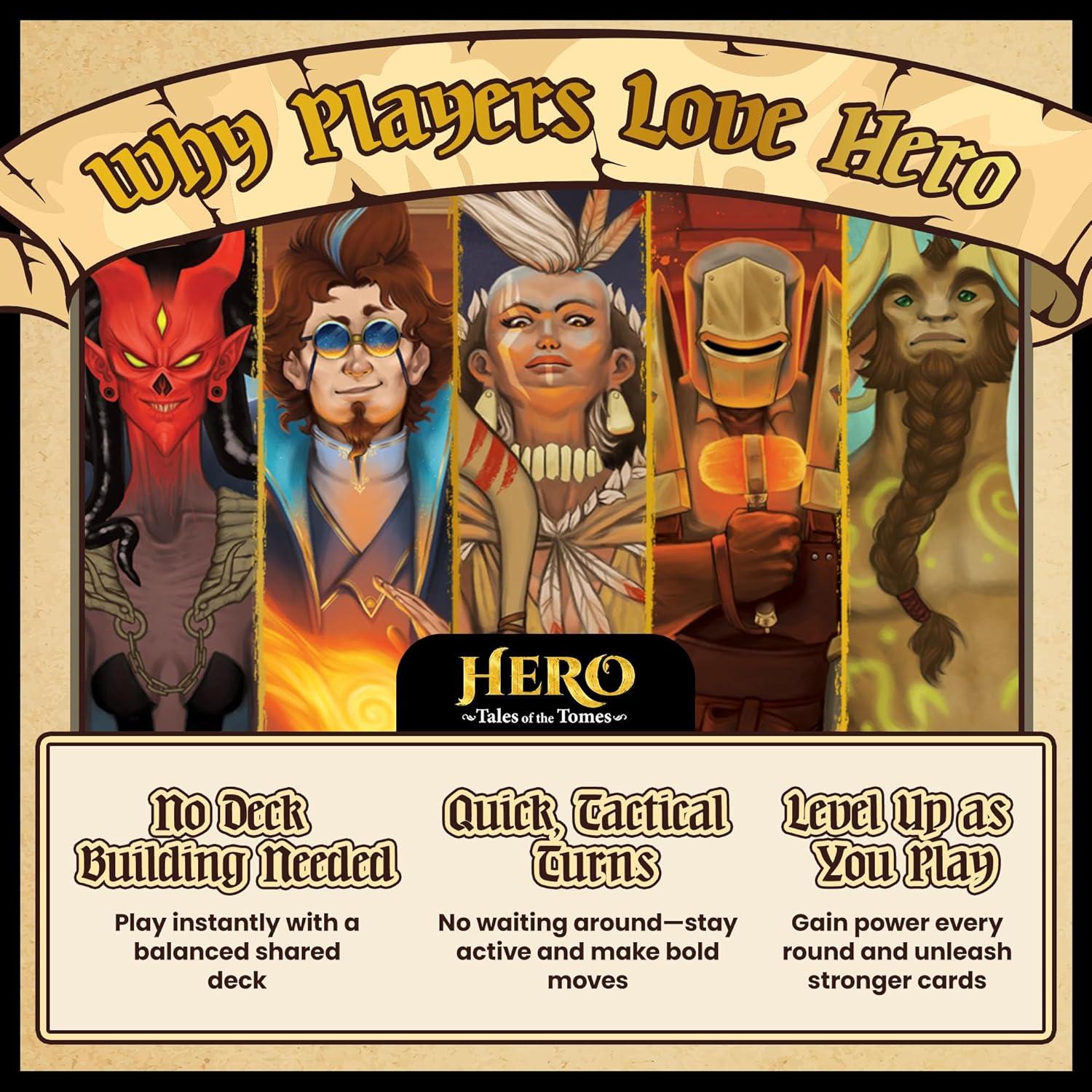 Juego de Cartas de Estrategia Hero Tomekeeper 2ª Edición - 2-5 Jugadores