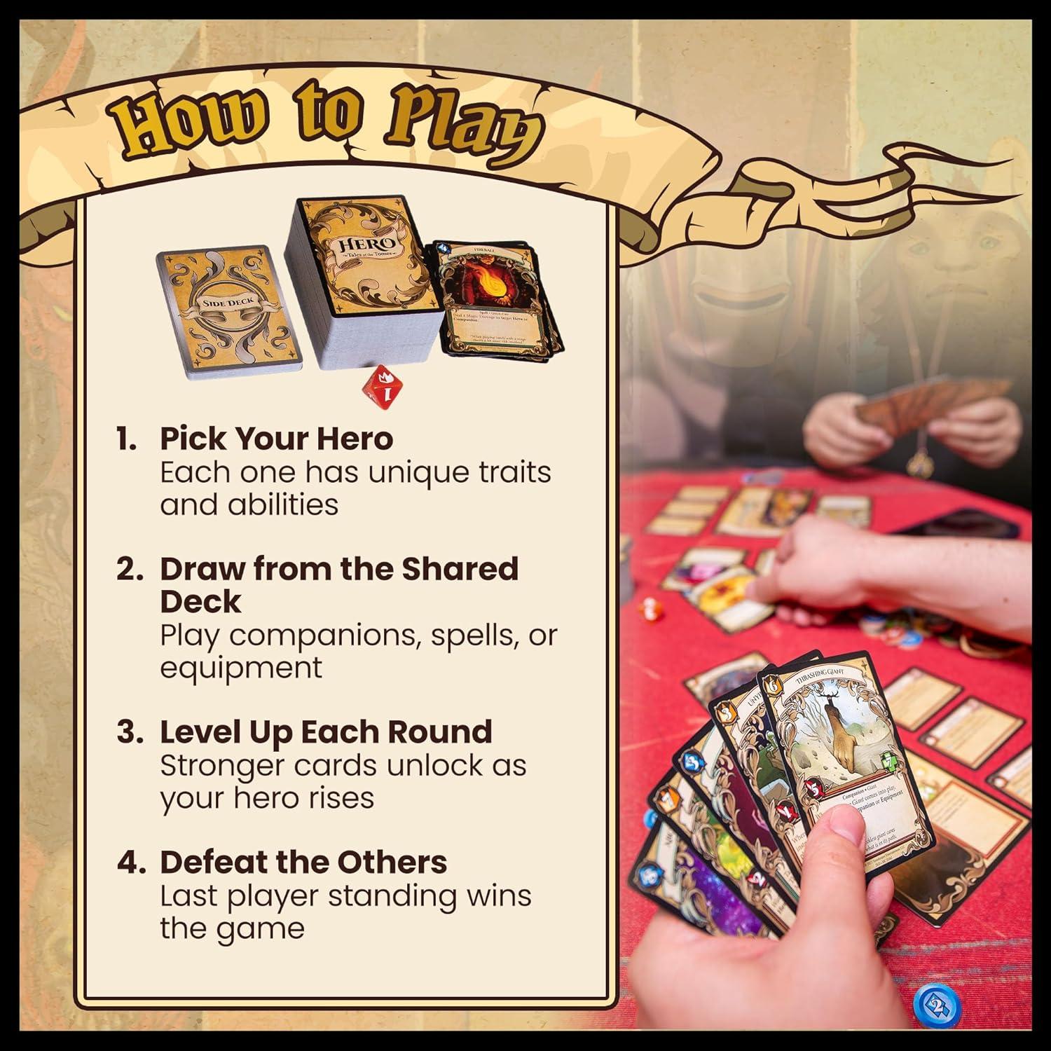 Juego de Cartas de Estrategia Hero Tomekeeper 2ª Edición - 2-5 Jugadores