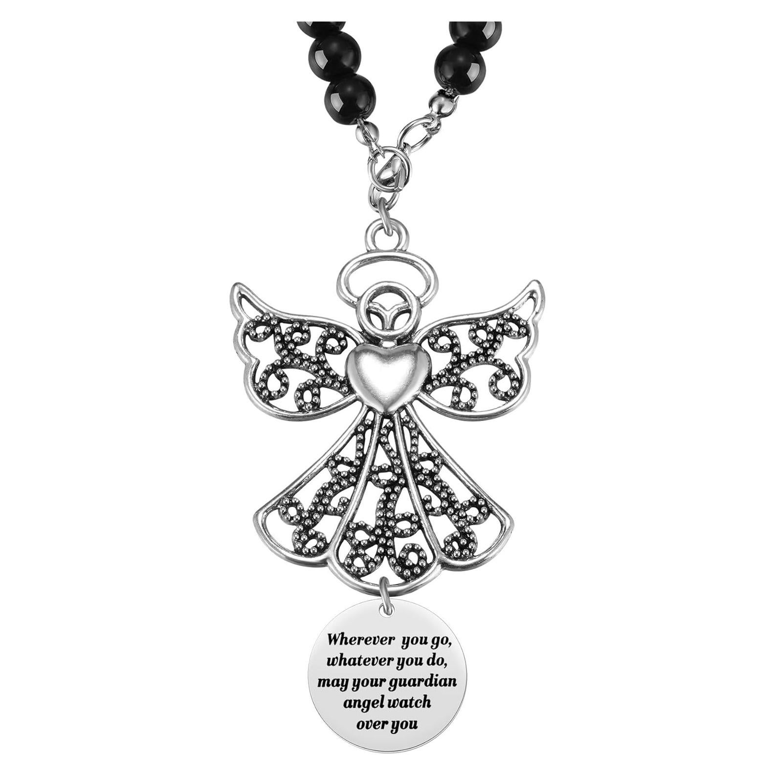 Encanto de Espejo Retrovisor Ralukiia Ángel Guardián 20cm