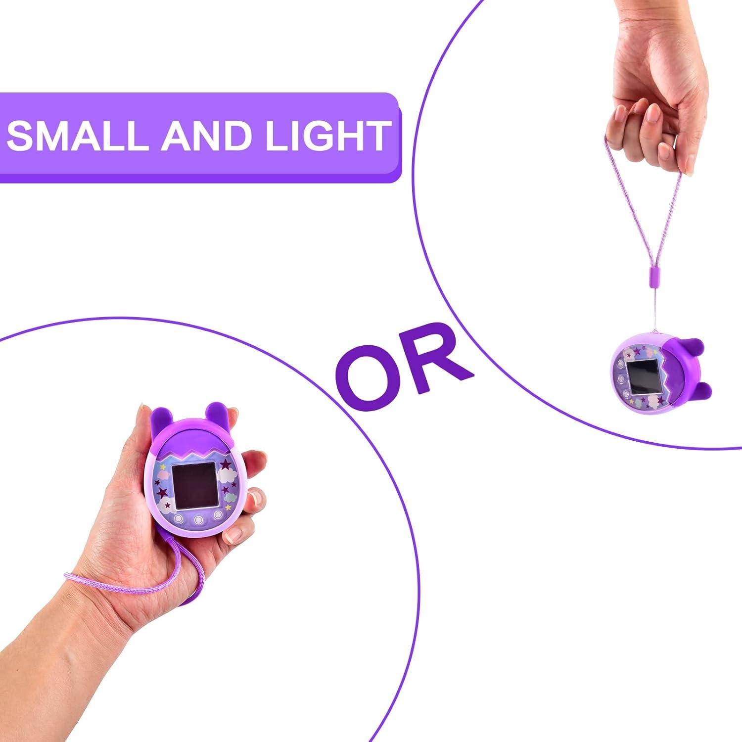 Funda de Silicona ANKHOH para Tamagotchi Pix Púrpura