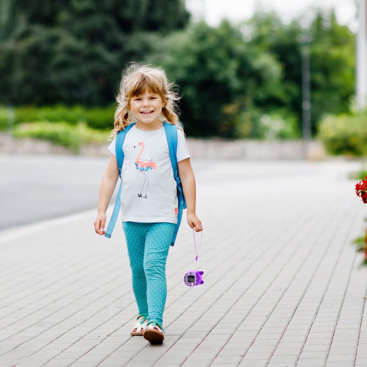 Funda de Silicona ANKHOH para Tamagotchi Pix Púrpura