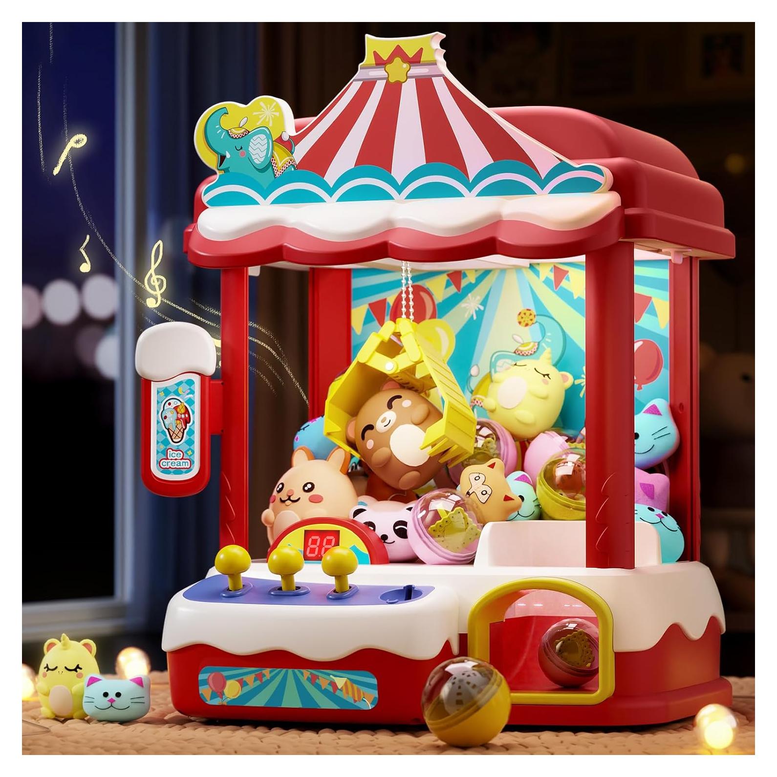 Máquina de Garras Skirfy Grande para Niños y Adultos con 30 Premios