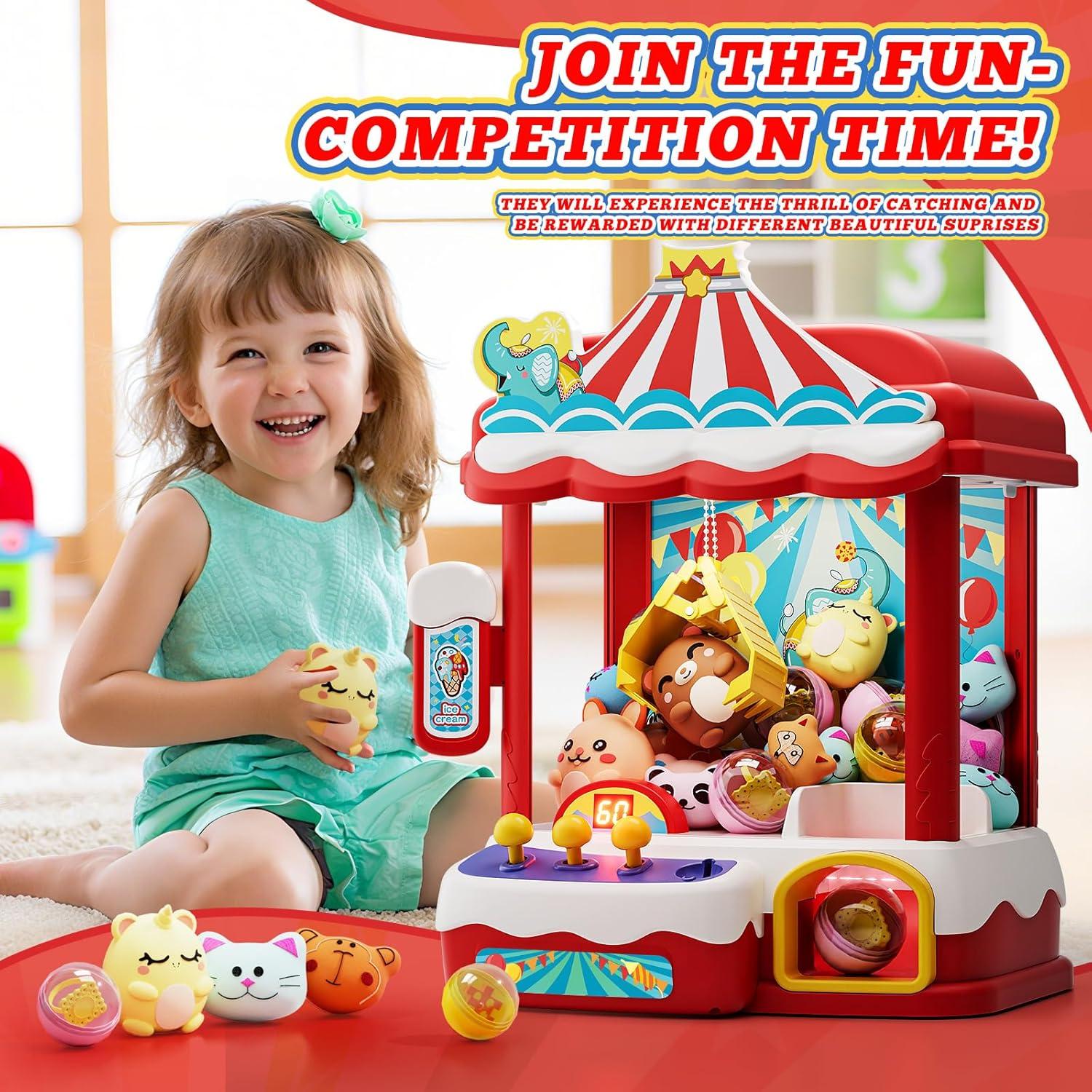 Máquina de Garras Skirfy Grande para Niños y Adultos con 30 Premios