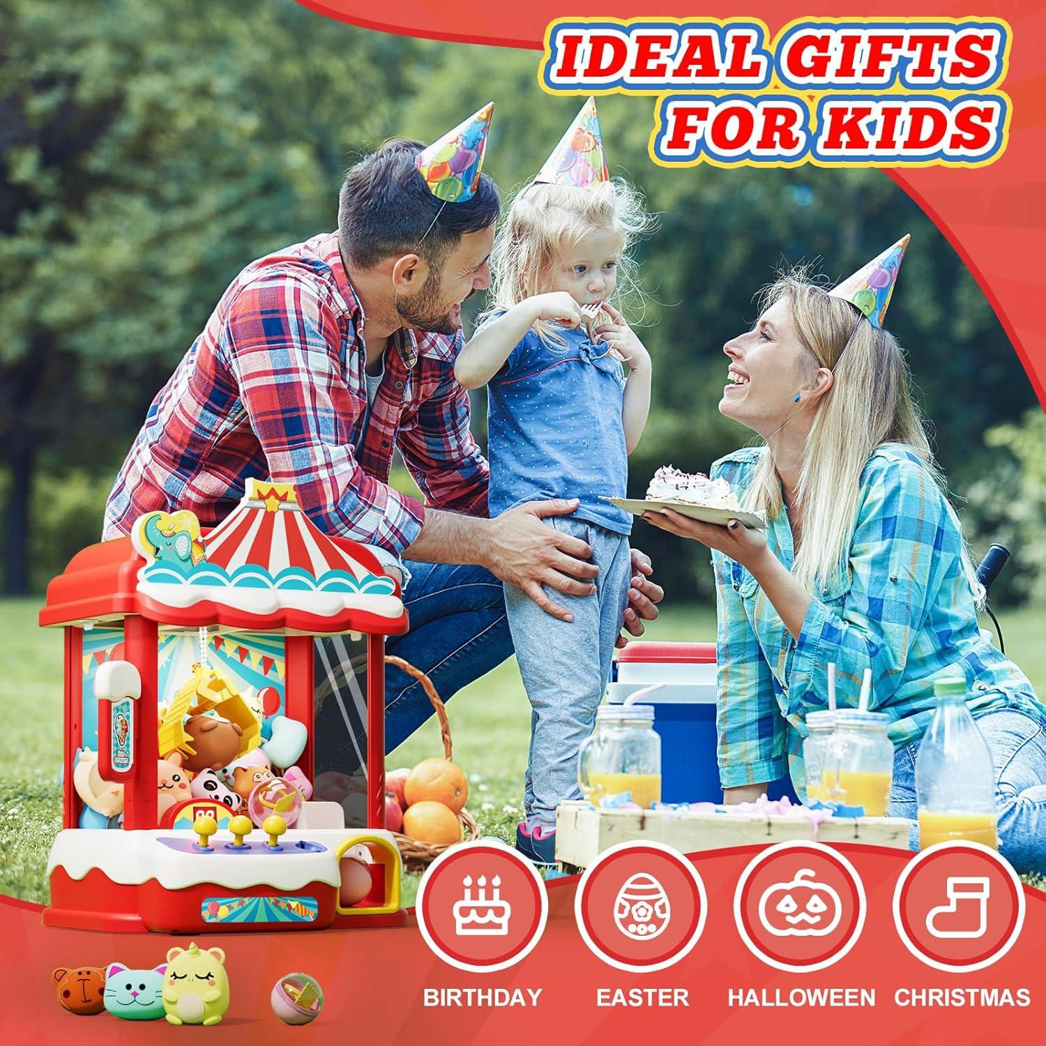 Máquina de Garras Skirfy Grande para Niños y Adultos con 30 Premios