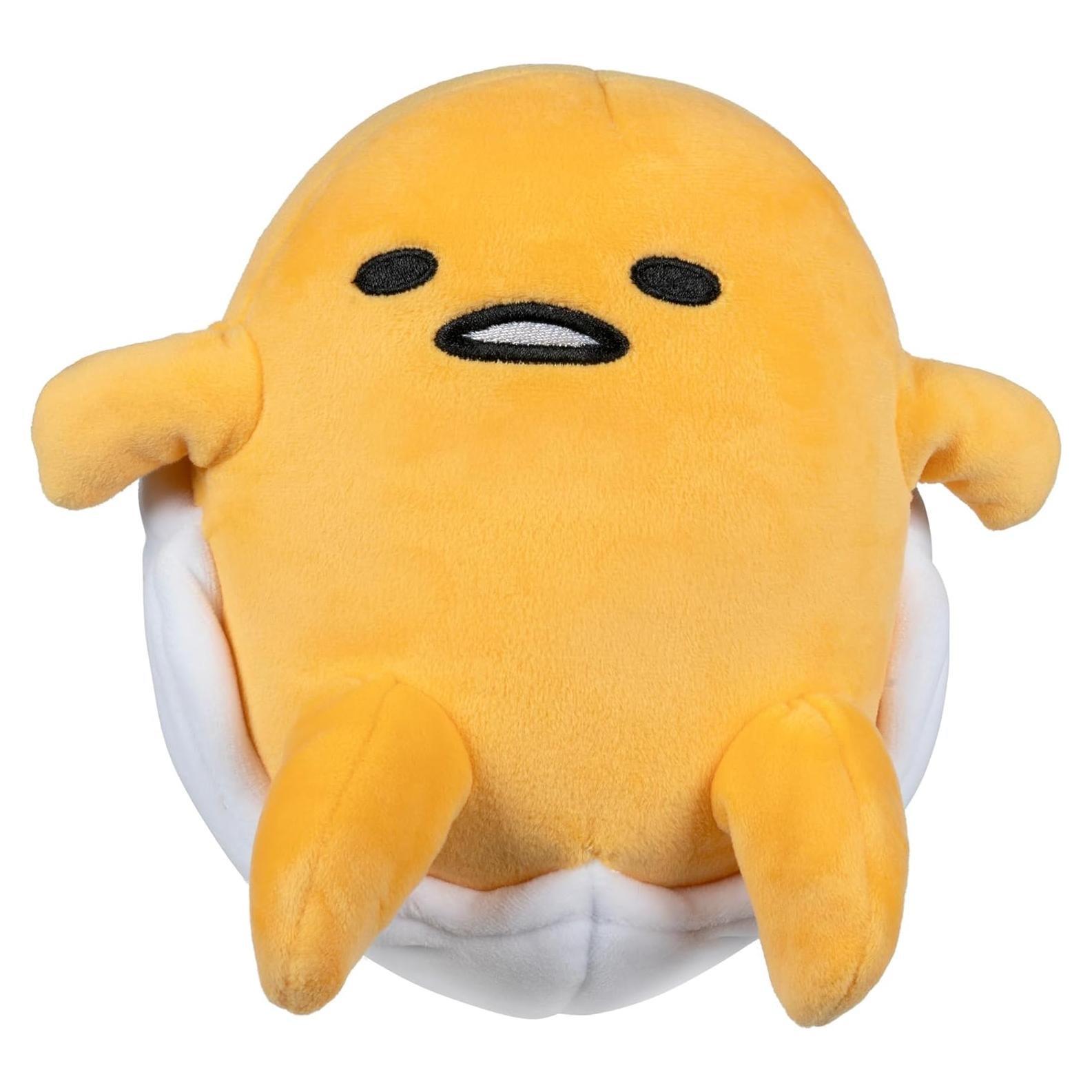 Peluche Gudetama 20 cm Jazwares en Cáscara de Huevo