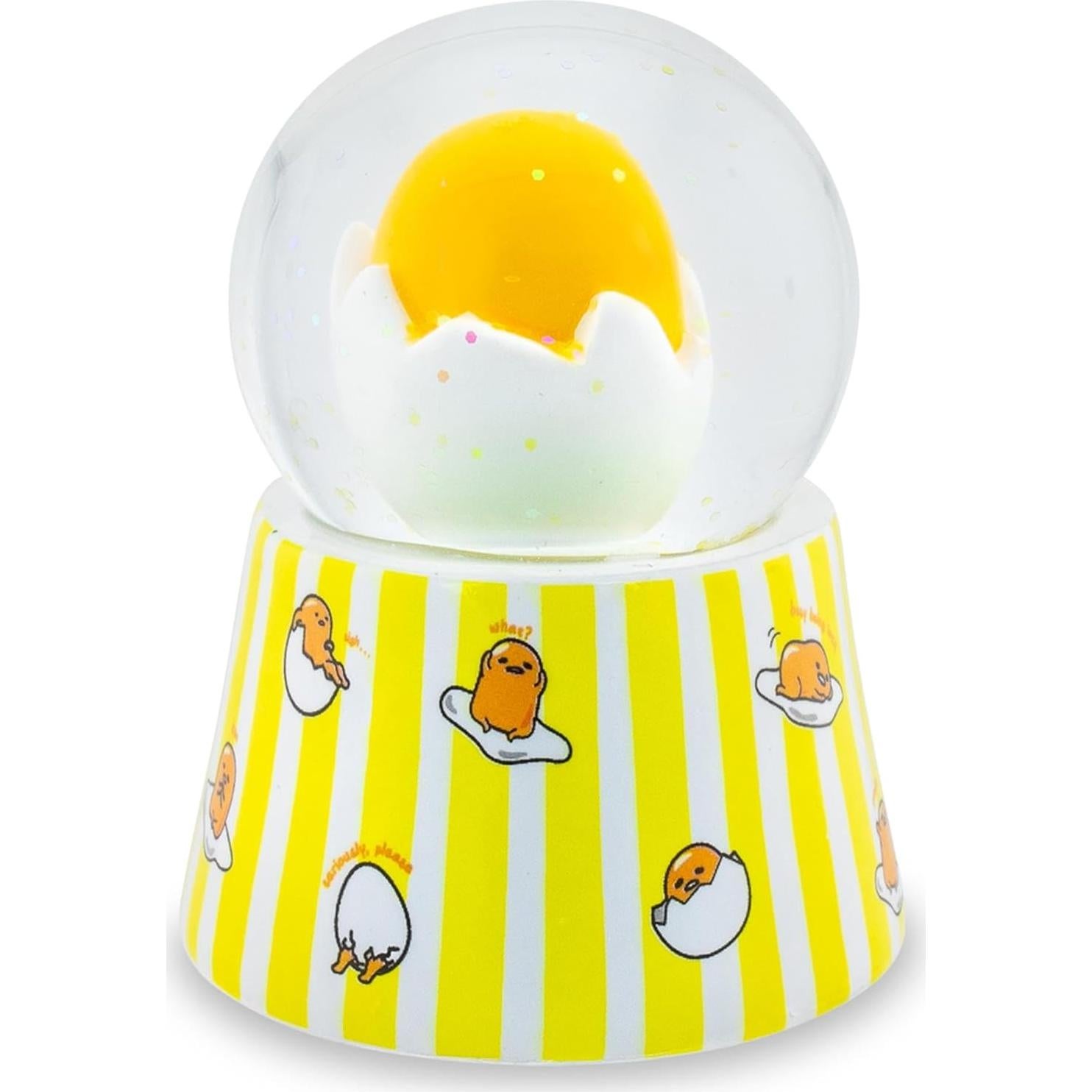 Globo de Nieve Mini Gudetama con Luz - Silver Buffalo 7.62 cm