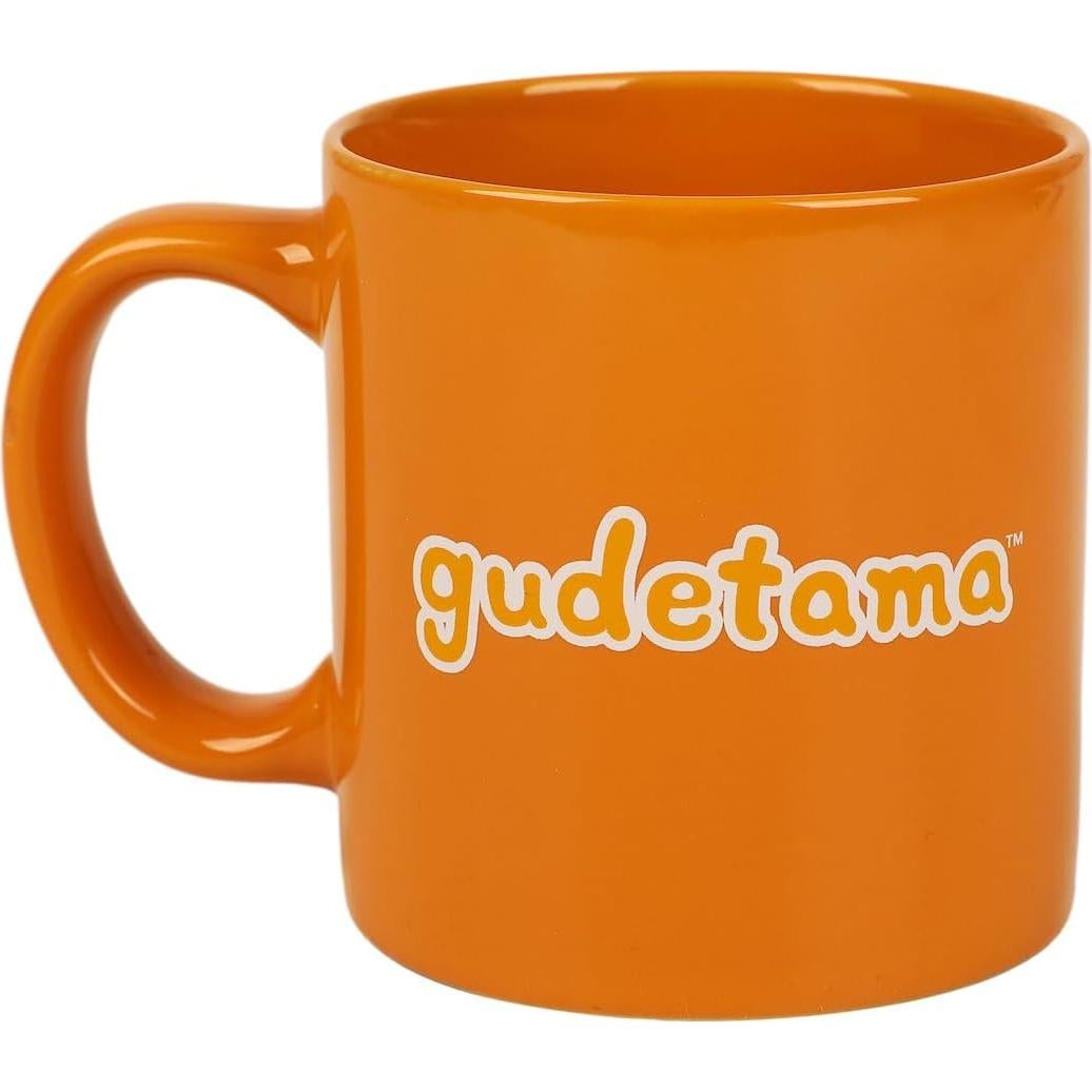 Taza Cerámica Naranja Gudetama 0.47 L Diseño Personalizado