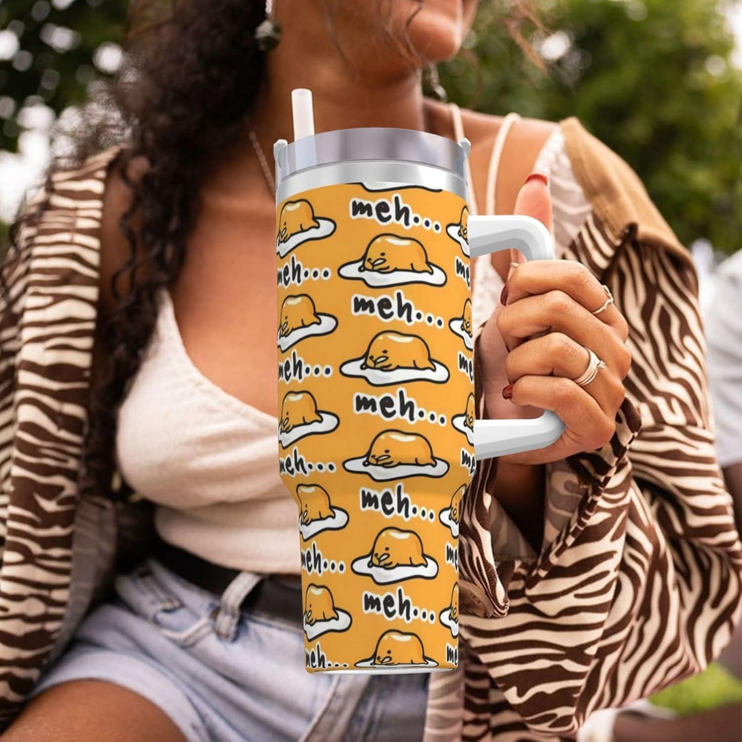 Vaso Aislado de Acero Inoxidable PTONUIC 40 oz con Asa y Popote