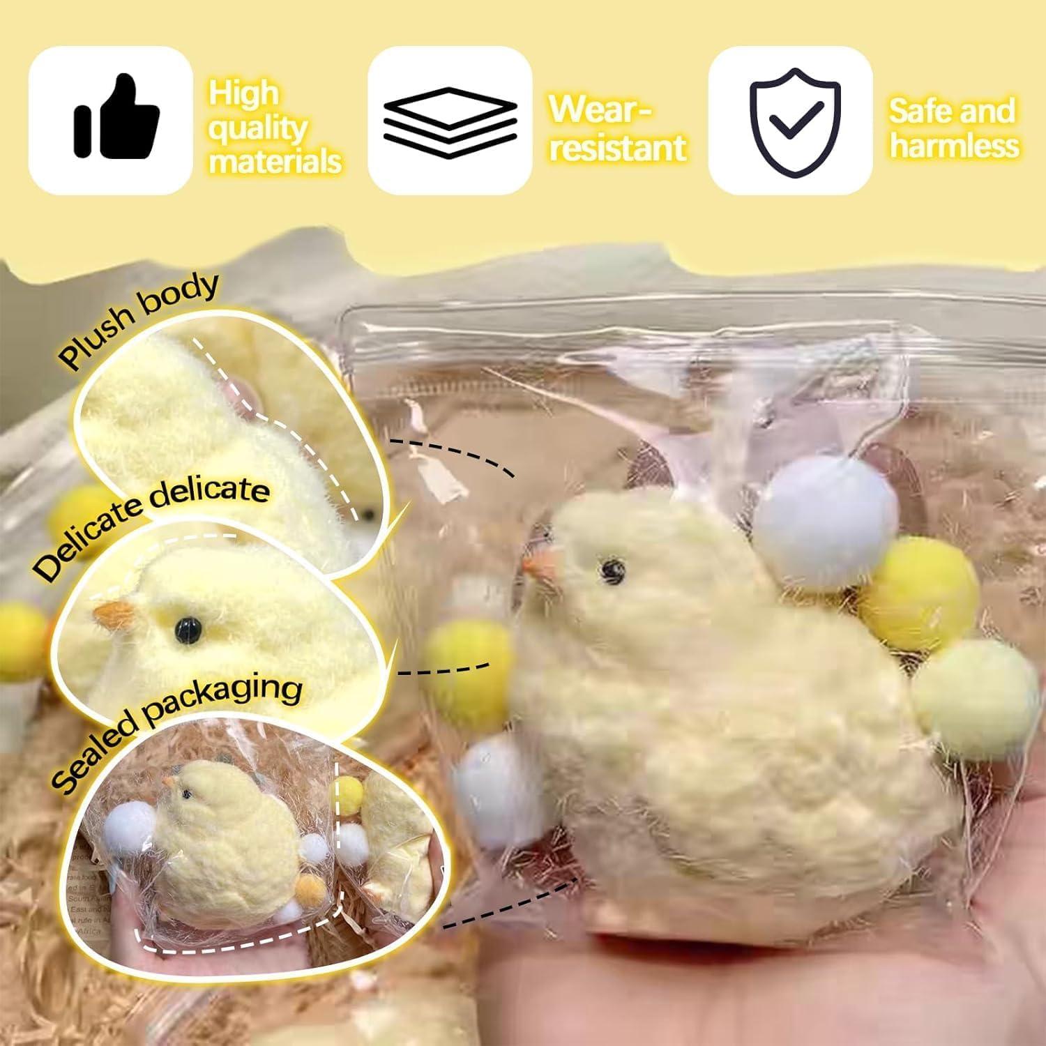 4 Juguetes Squishy de Pollo Hechos a Mano ANZHY - Alivio Estrés