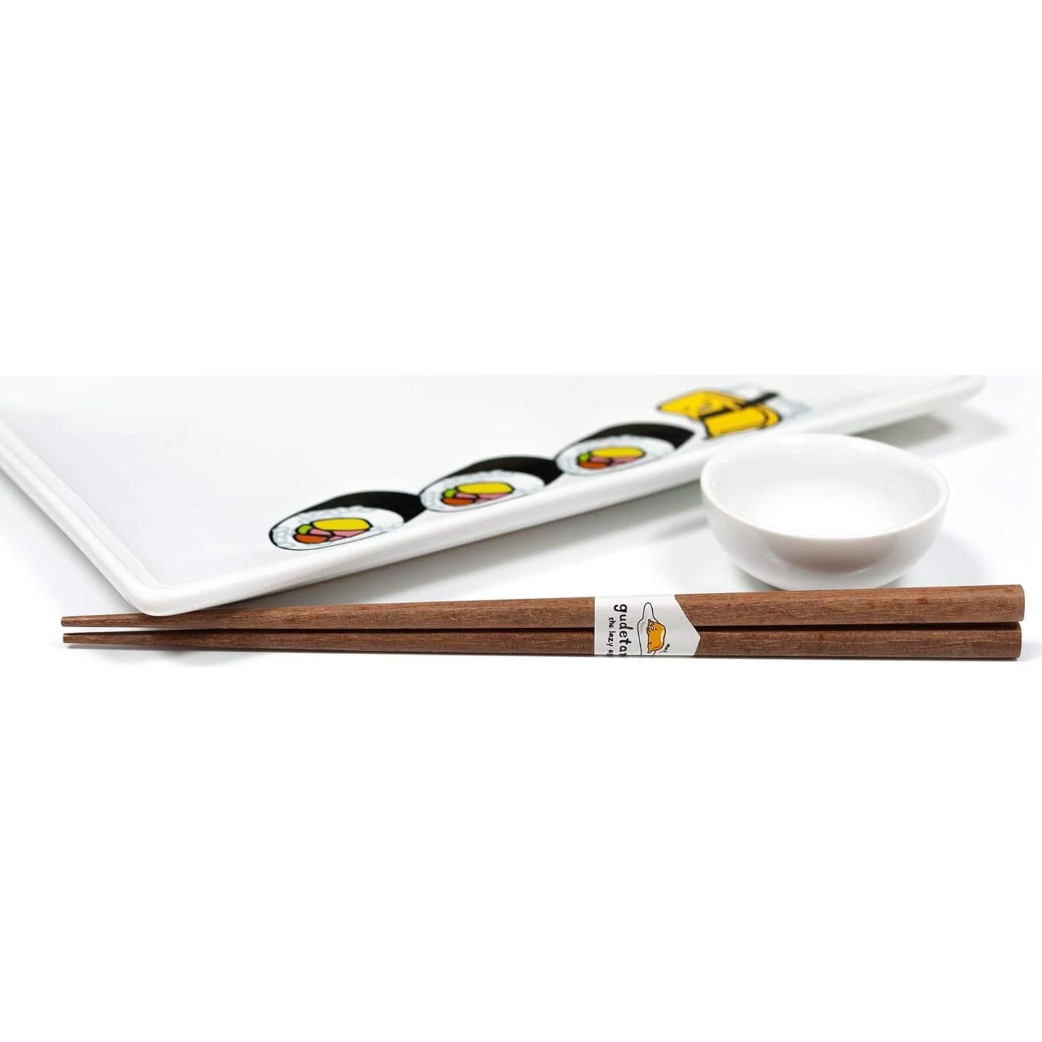 Juego de Sushi Cerámica Gudetama 3 Piezas - Seven20