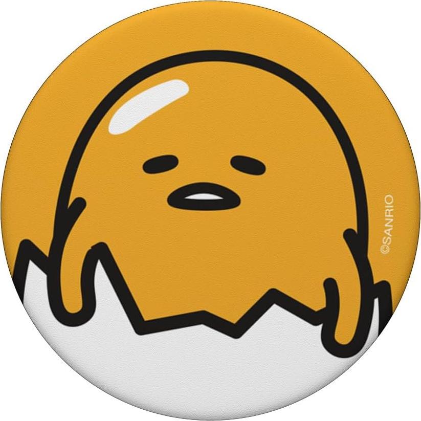 Soporte PopSockets Gudetama Standard con cáscara agrietada