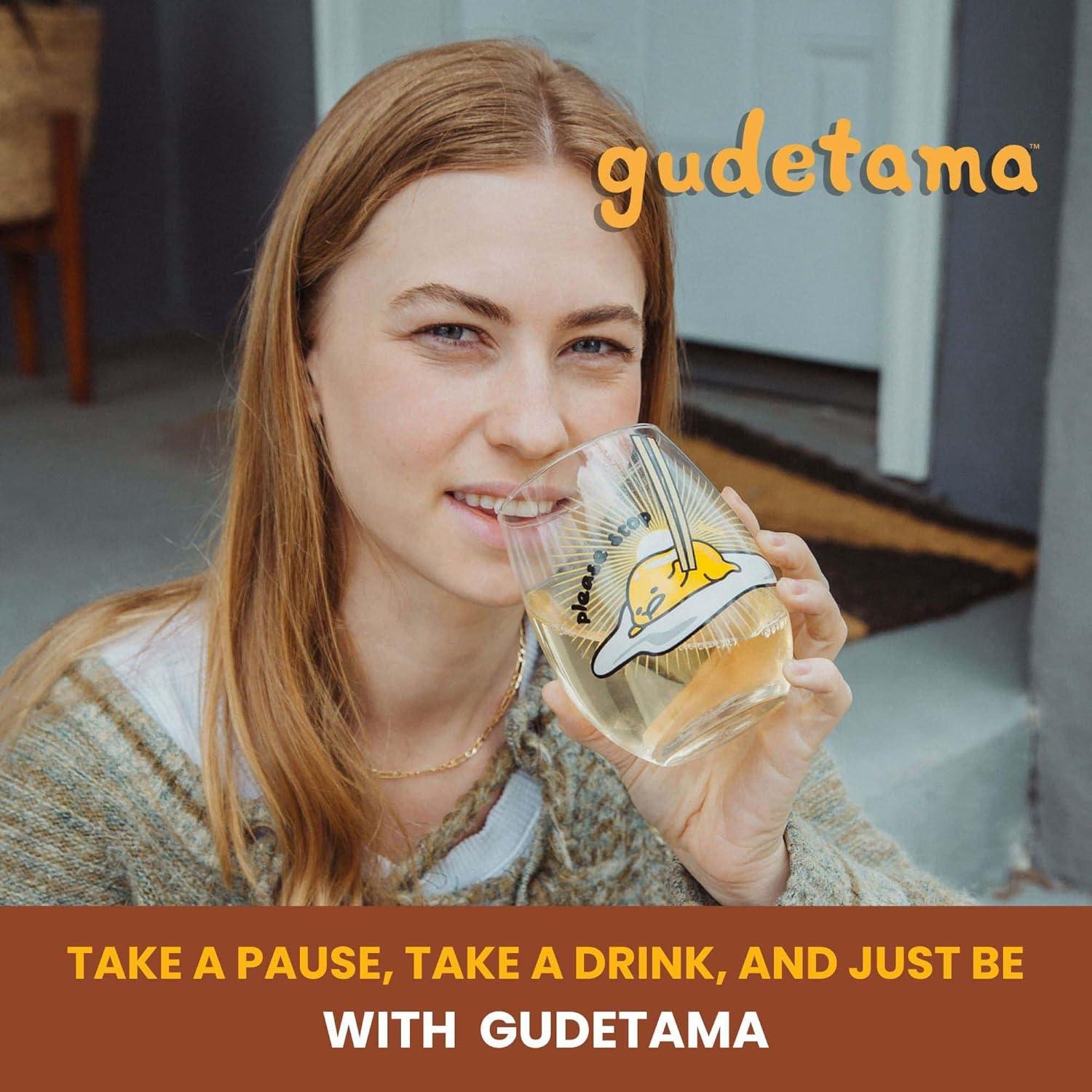 Vaso Sin Tallo Gudetama Sanrio 591ml Multicolor