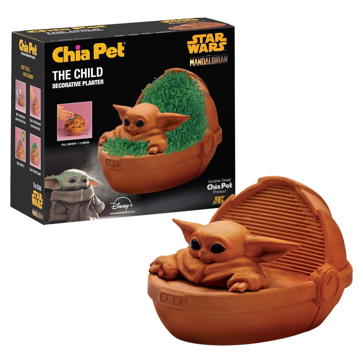 Chia Pet Star Wars Mandalorian El Niño - Maceta Decorativa