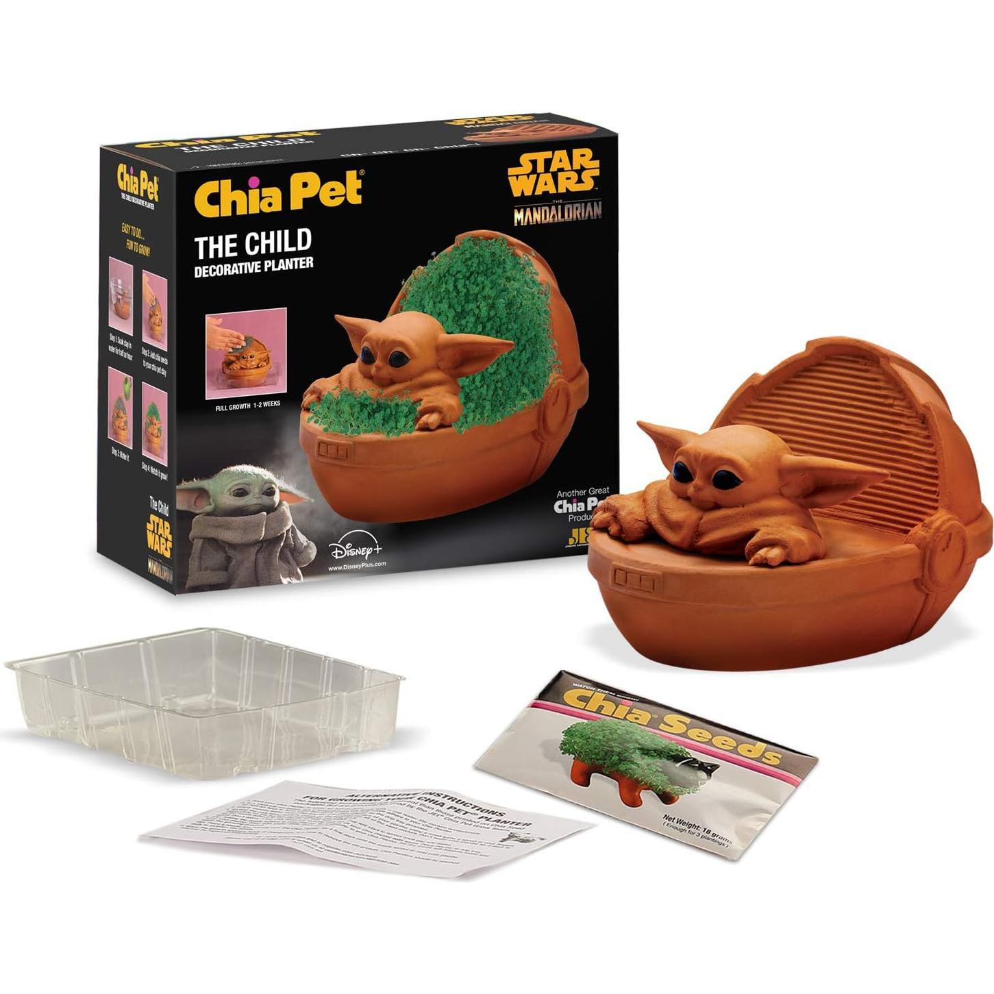 Chia Pet Star Wars Mandalorian El Niño - Maceta Decorativa