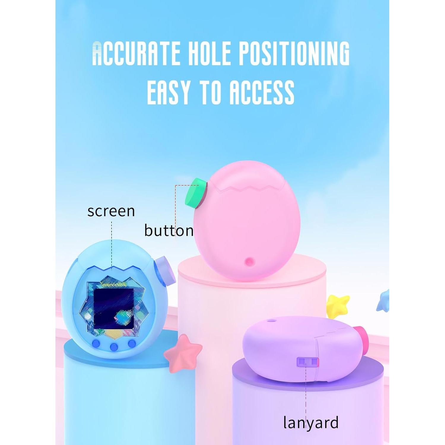 Funda de Silicona Suave FJIASTB para Tamagotchi Paradise