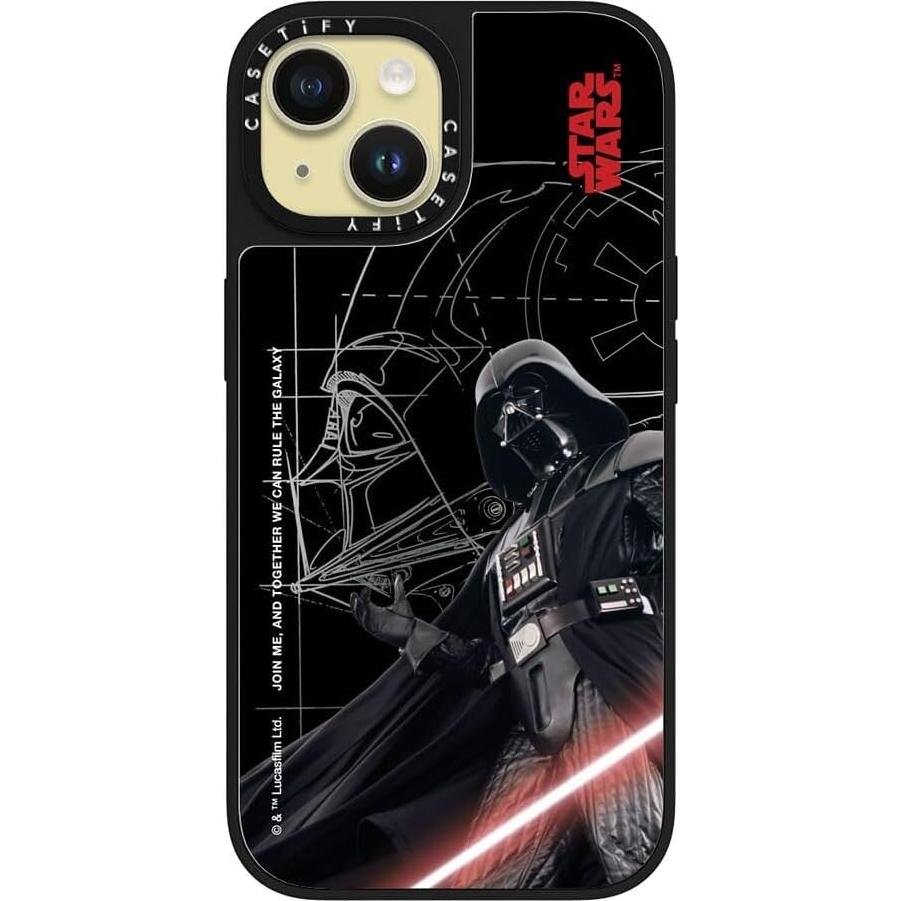 Funda Espejo iPhone 15 CASETiFY Darth Vader Magsafe 1.5m