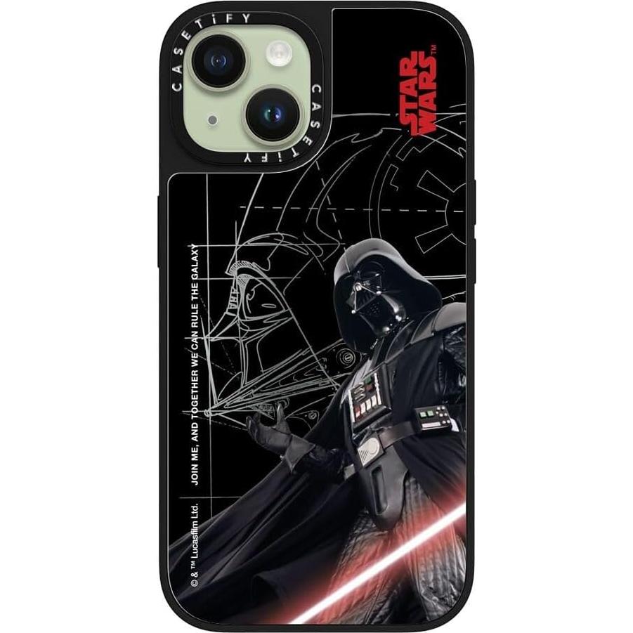 Funda Espejo iPhone 15 CASETiFY Darth Vader Magsafe 1.5m