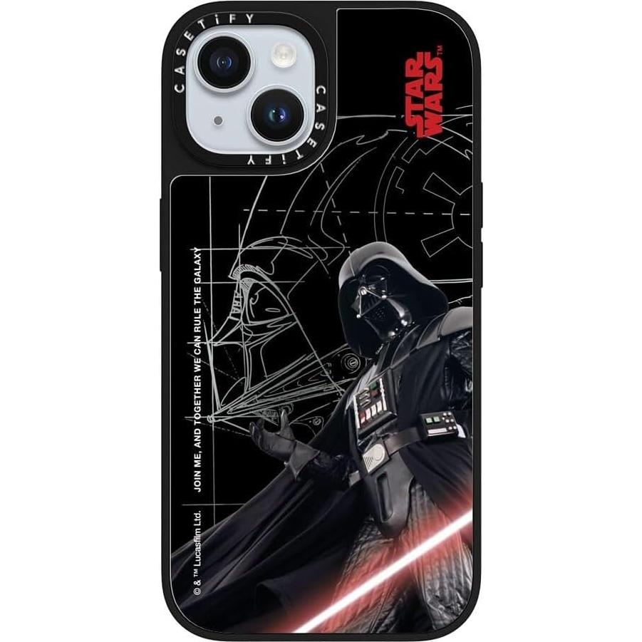 Funda Espejo iPhone 15 CASETiFY Darth Vader Magsafe 1.5m
