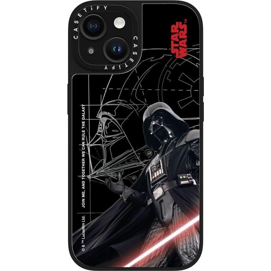 Funda Espejo iPhone 15 CASETiFY Darth Vader Magsafe 1.5m