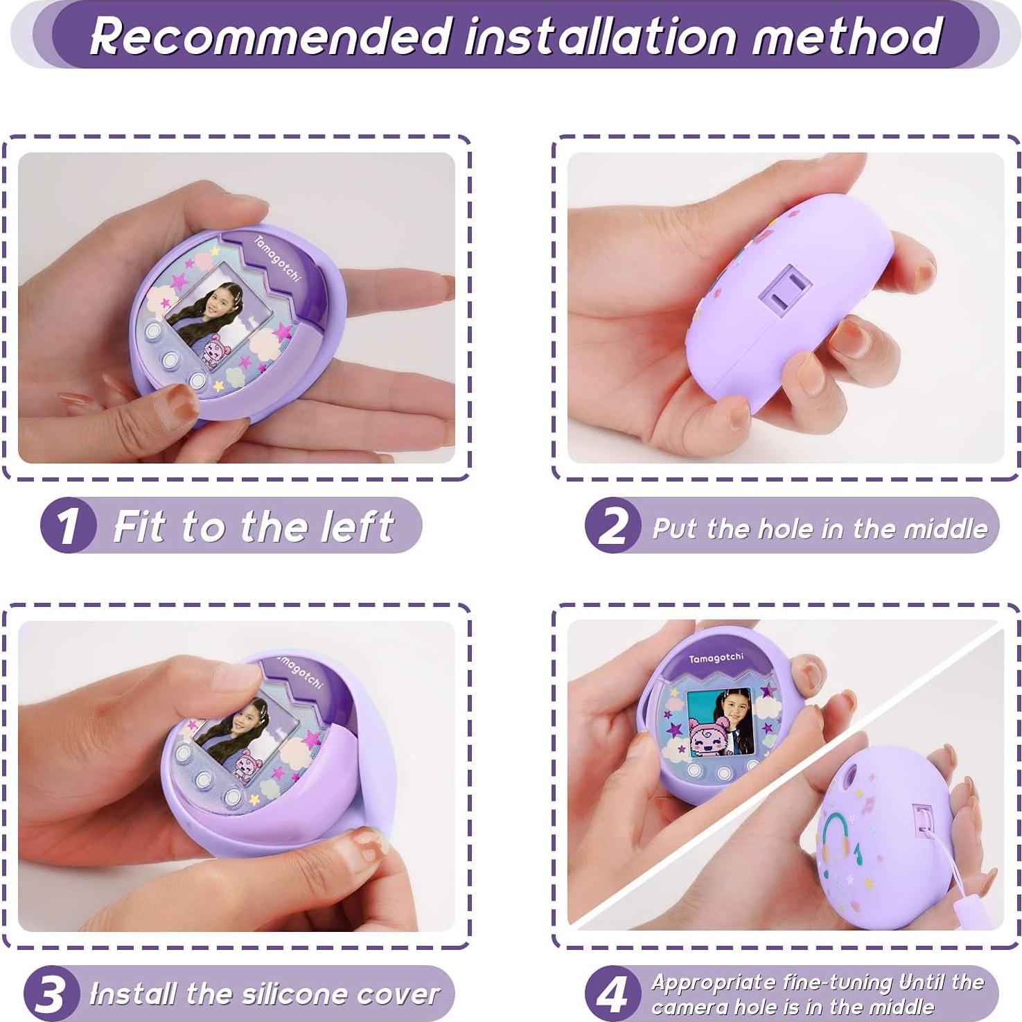 Funda de Silicona MGZNMTY para Tamagotchi Pix con Correa