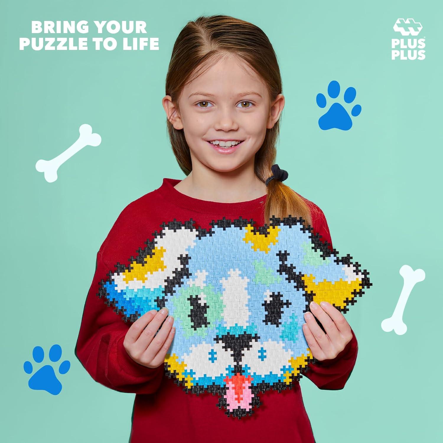 Plus-Plus Puzzle Cachorro 500 Piezas Bloques Interconectables