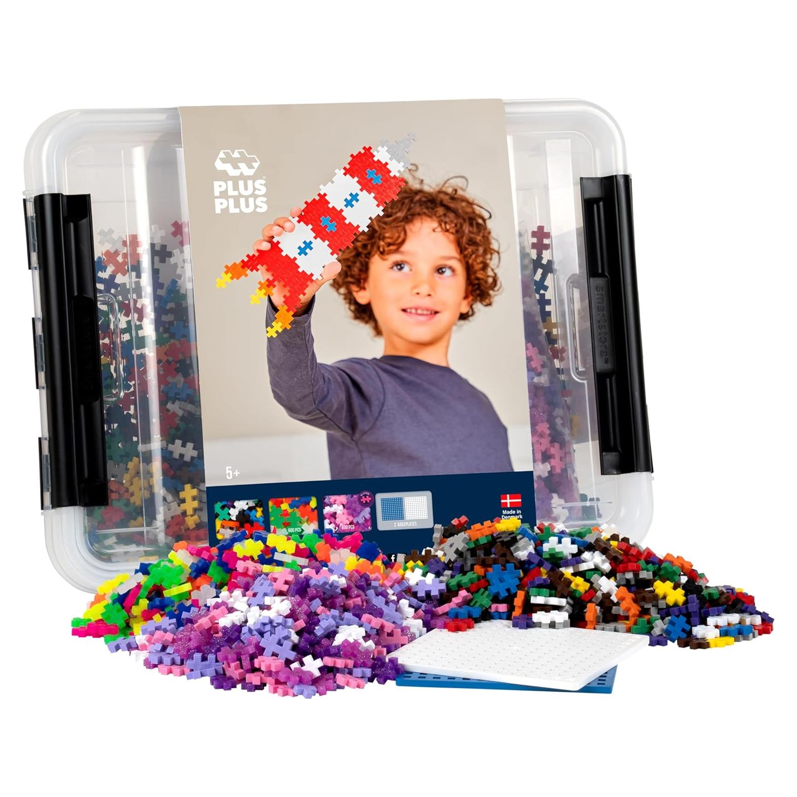 Plus-Plus 2400 Piezas en Tubo - Juguete de Construcción STEM