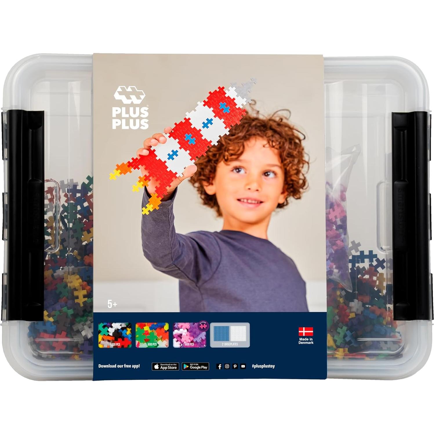 Plus-Plus 2400 Piezas en Tubo - Juguete de Construcción STEM