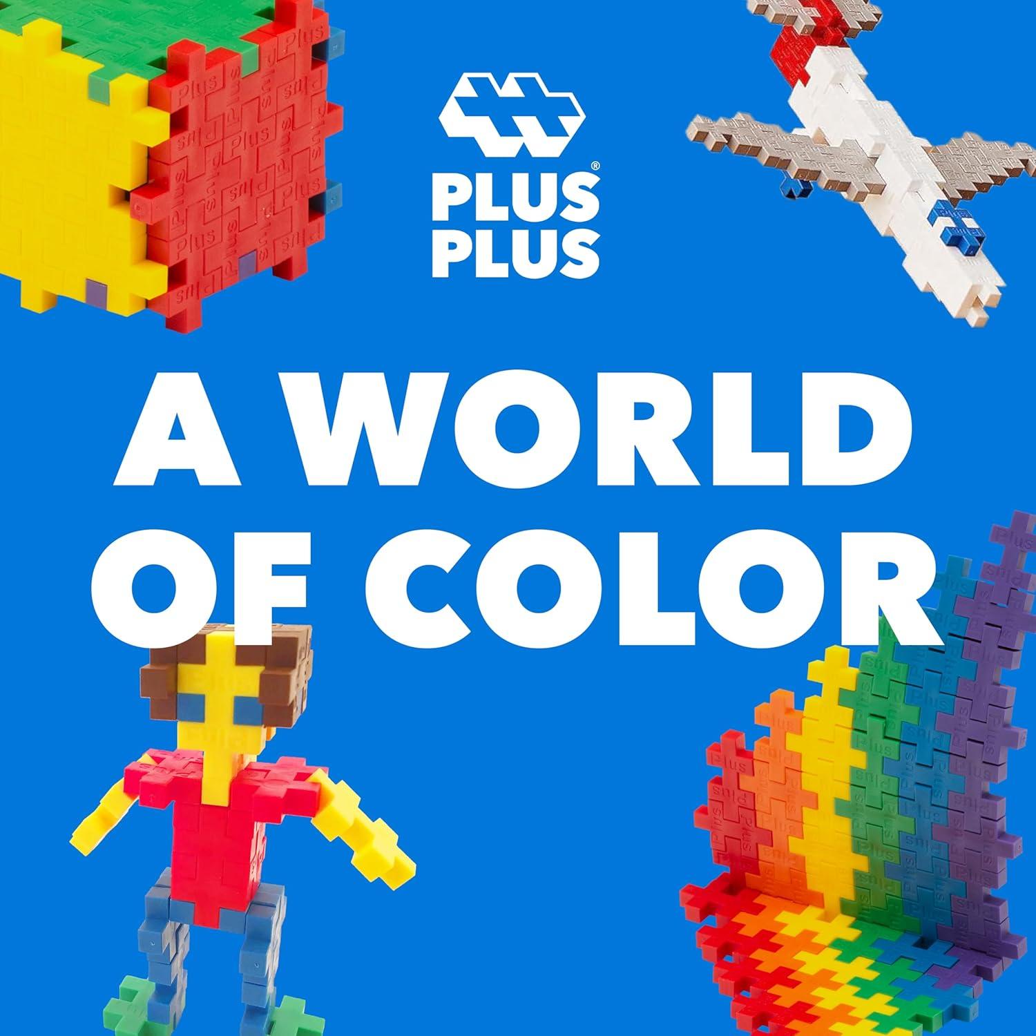 Plus-Plus Tubo Super 500 Piezas Juguete STEM Mezcla de Colores