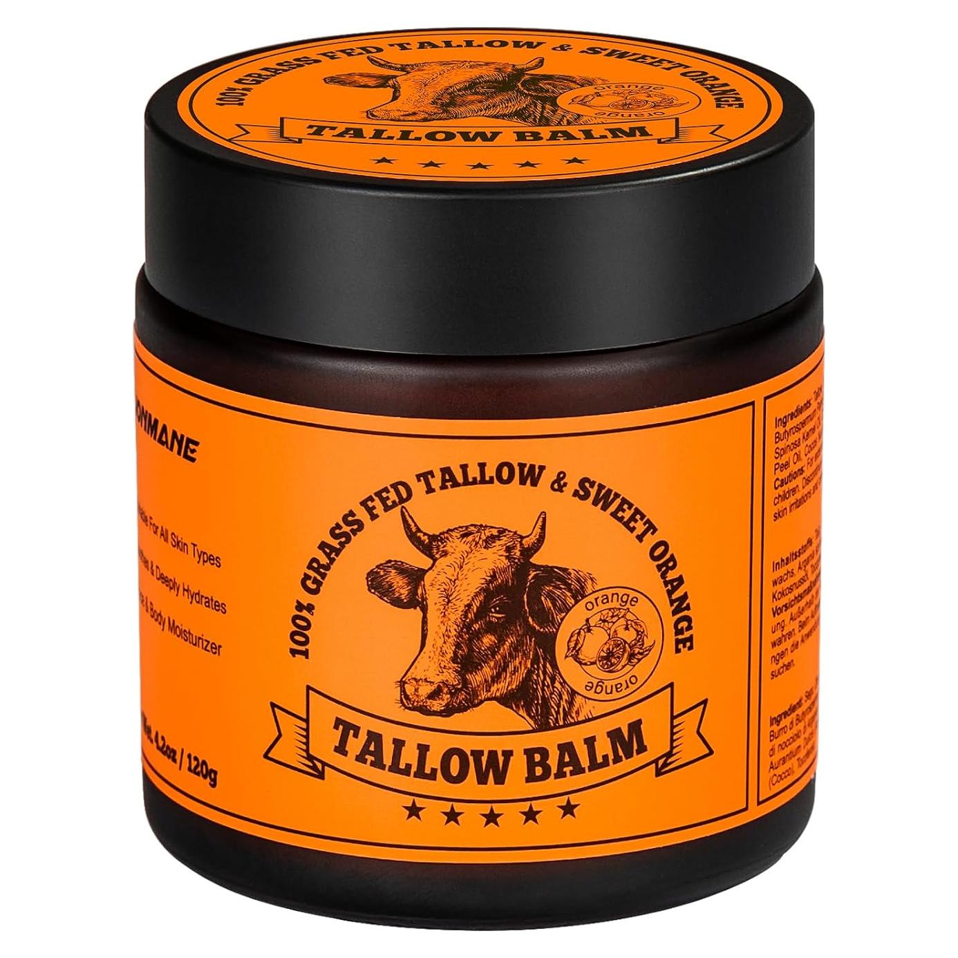 Bálsamo Hidratante de Grasa de Res 100% Natural Lionmane 258g