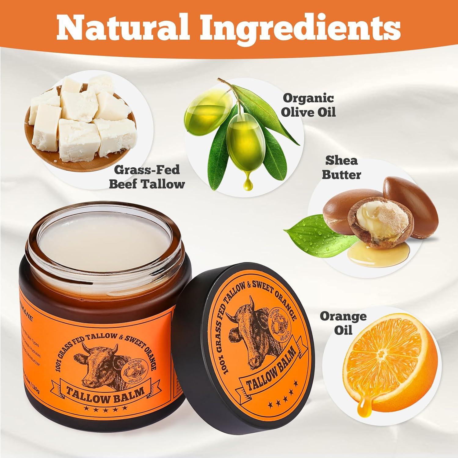 Bálsamo Hidratante de Grasa de Res 100% Natural Lionmane 258g