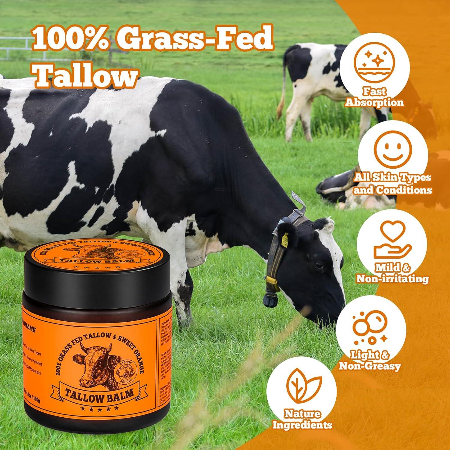 Bálsamo Hidratante de Grasa de Res 100% Natural Lionmane 258g