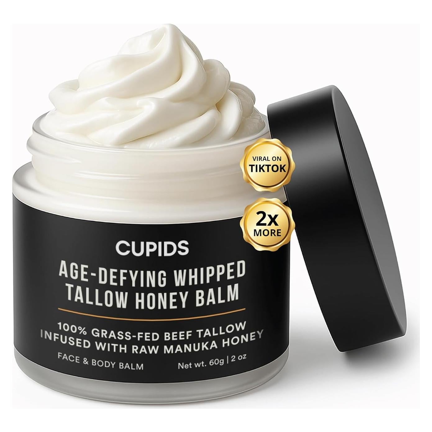 Bálsamo Hidratante Facial Cupido con Manteca de Res y Miel 159g