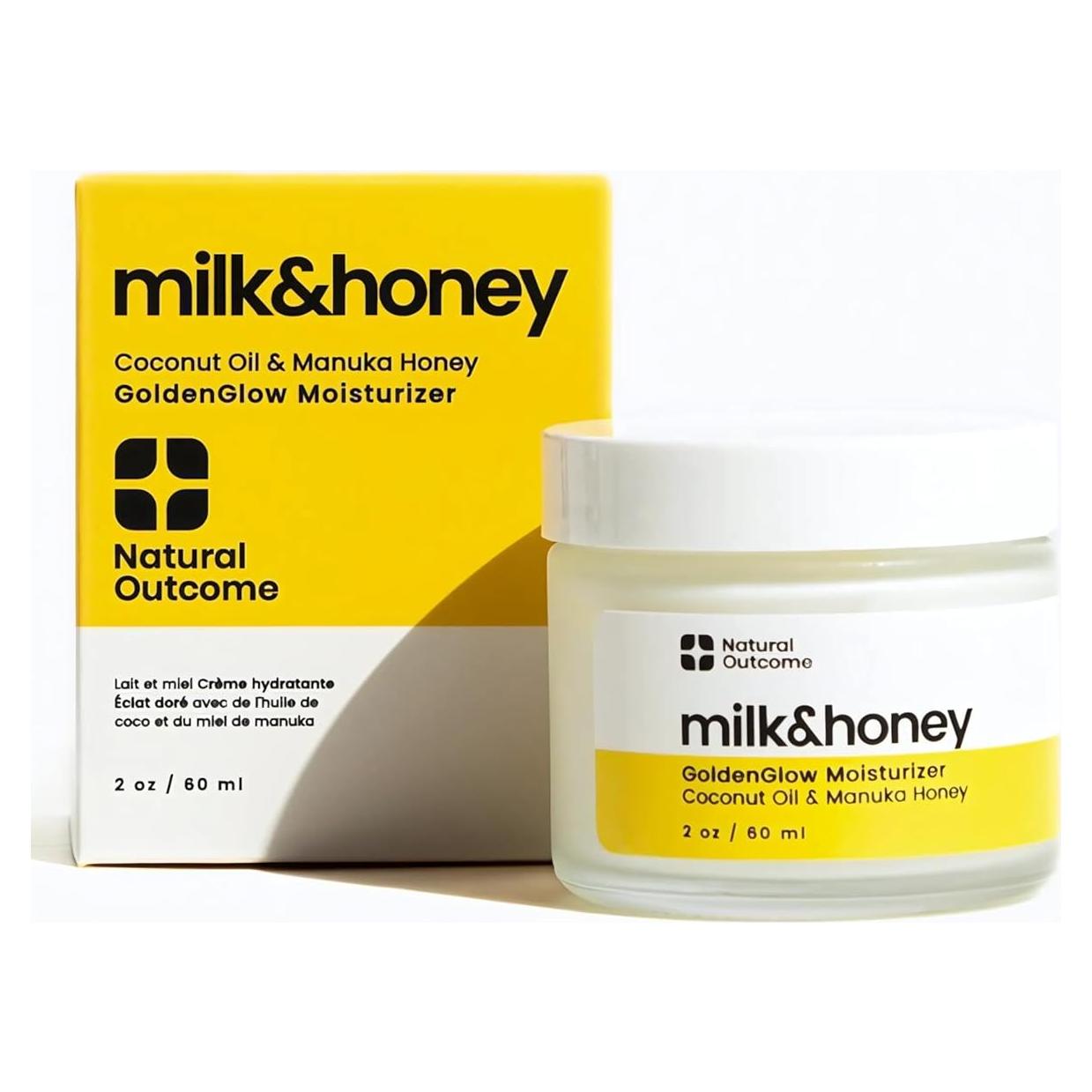 Crema Hidratante de Leche y Miel Natural Outcome 159g